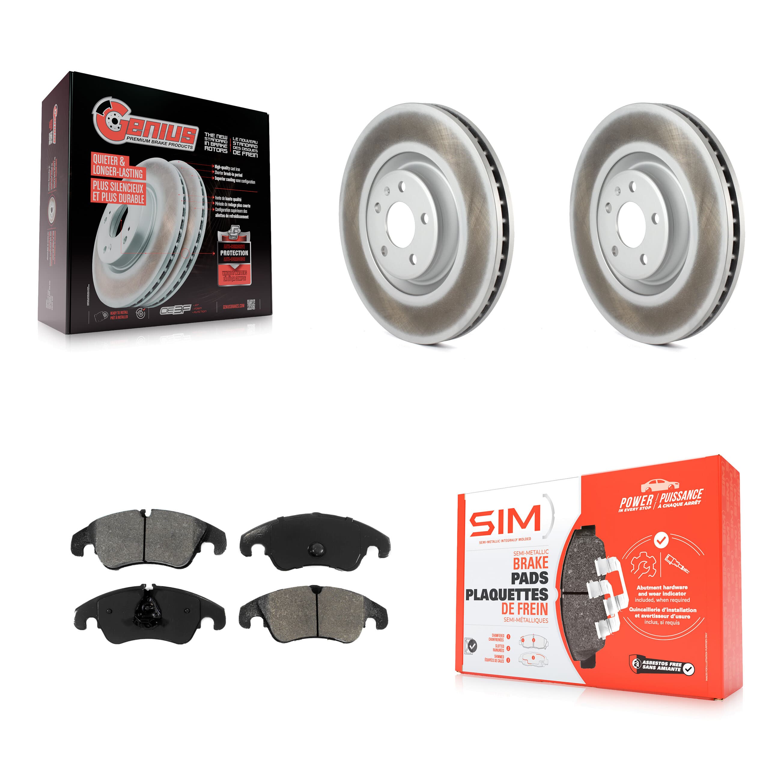 Transit Auto - KGS-100460 - Front Disc Brake Kits image 1