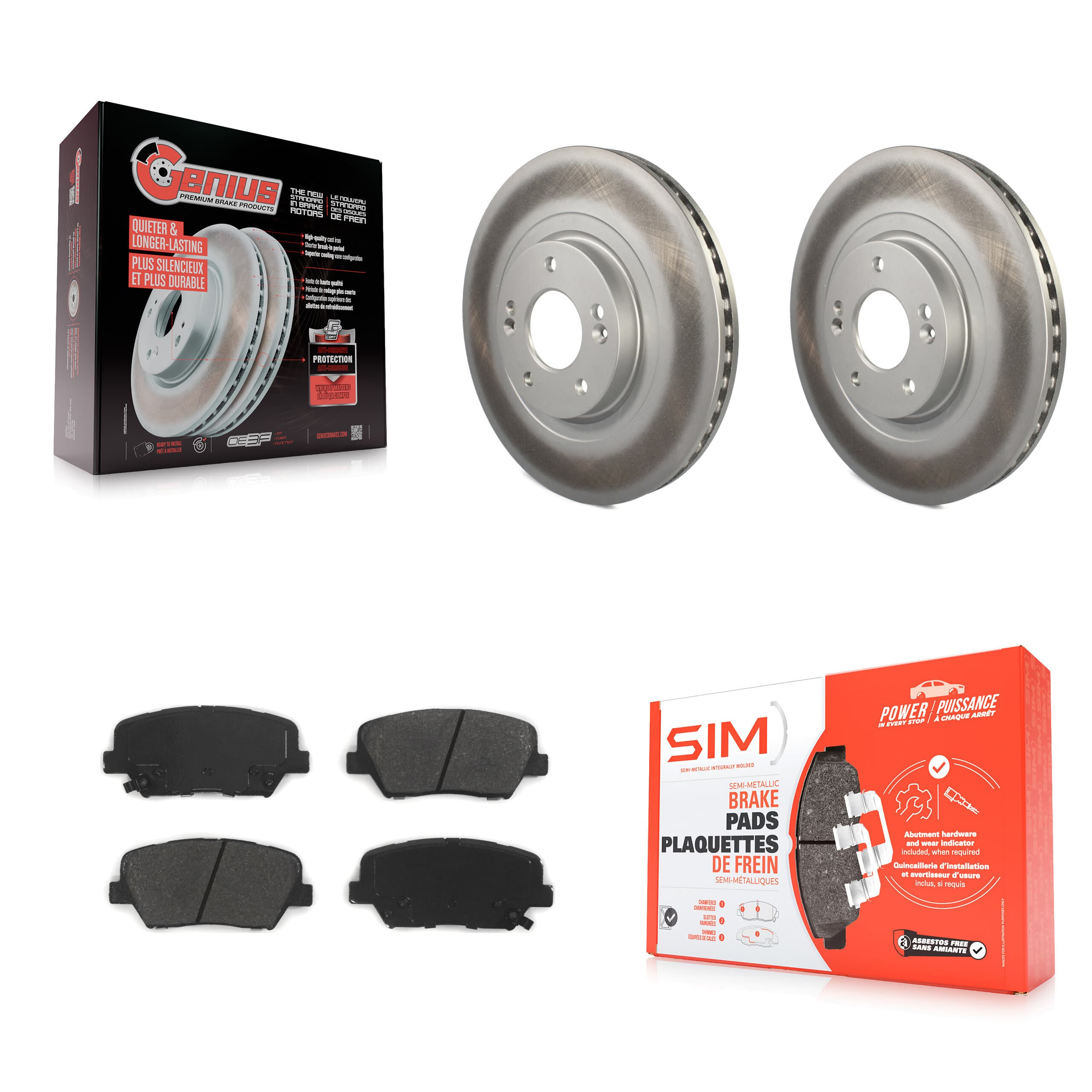 Transit Auto - KGS-100476 - Front Disc Brake Kits image 1