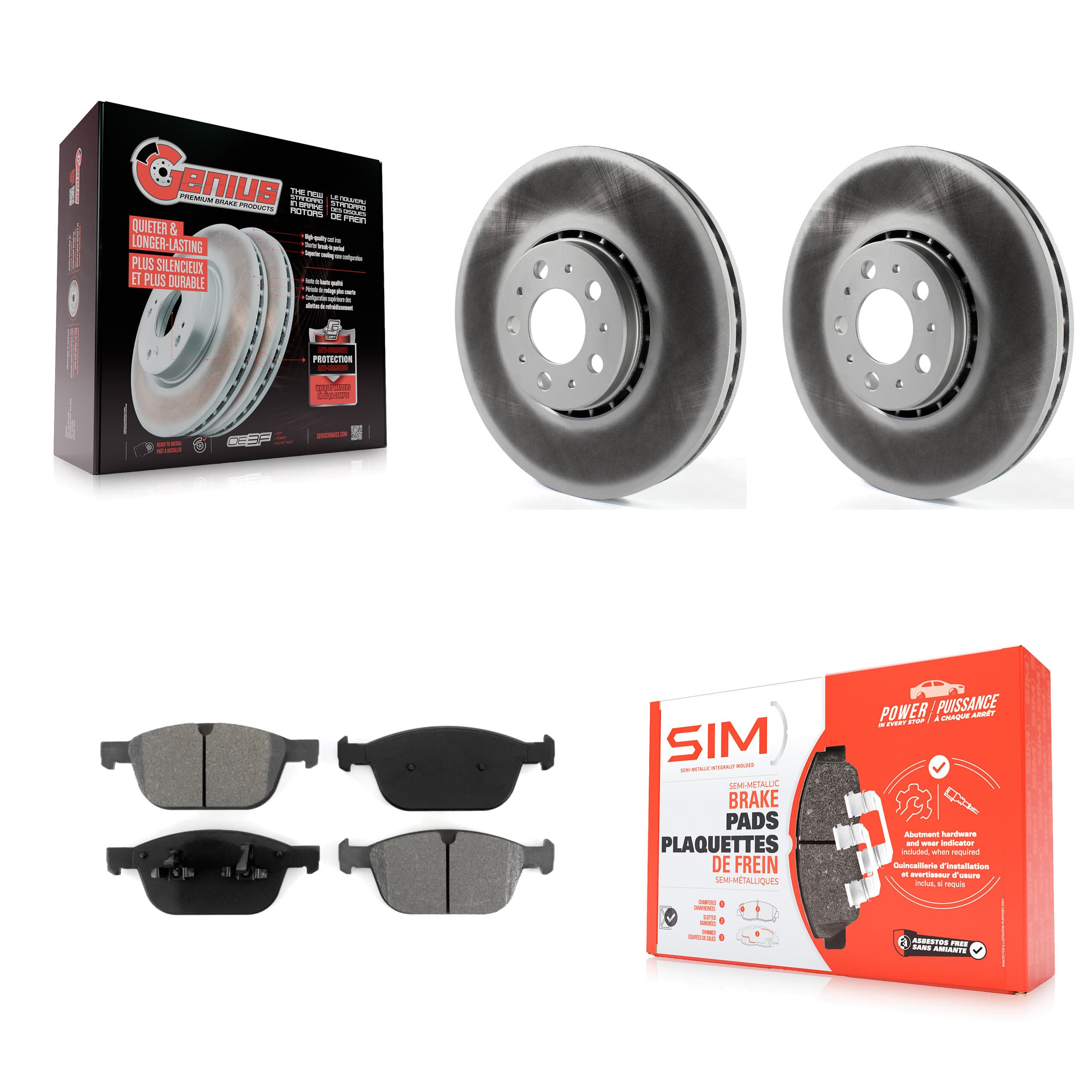Transit Auto - KGS-100483 - Front Disc Brake Kits image 1