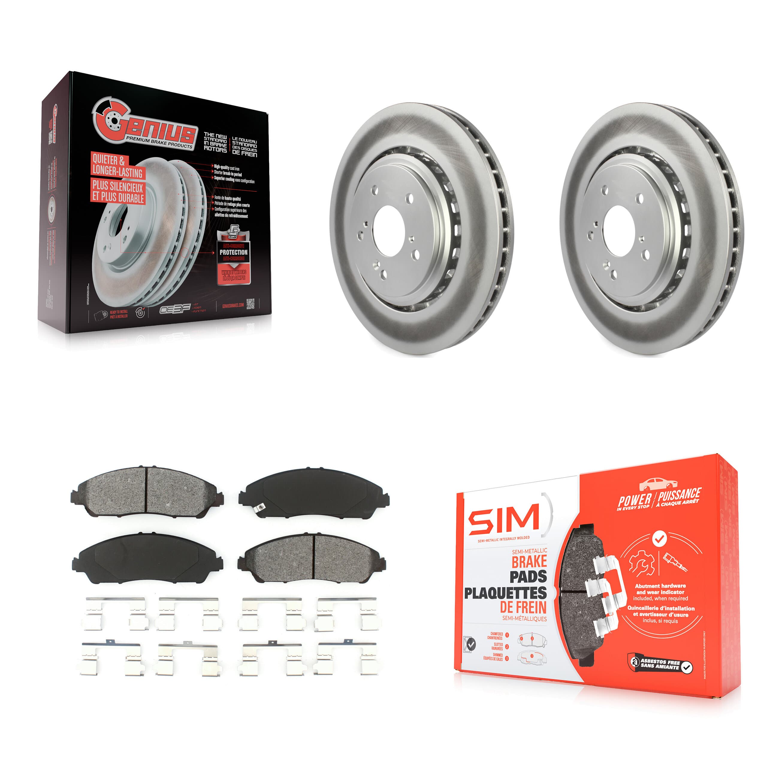 Transit Auto - KGS-100489 - Front Disc Brake Kits image 1