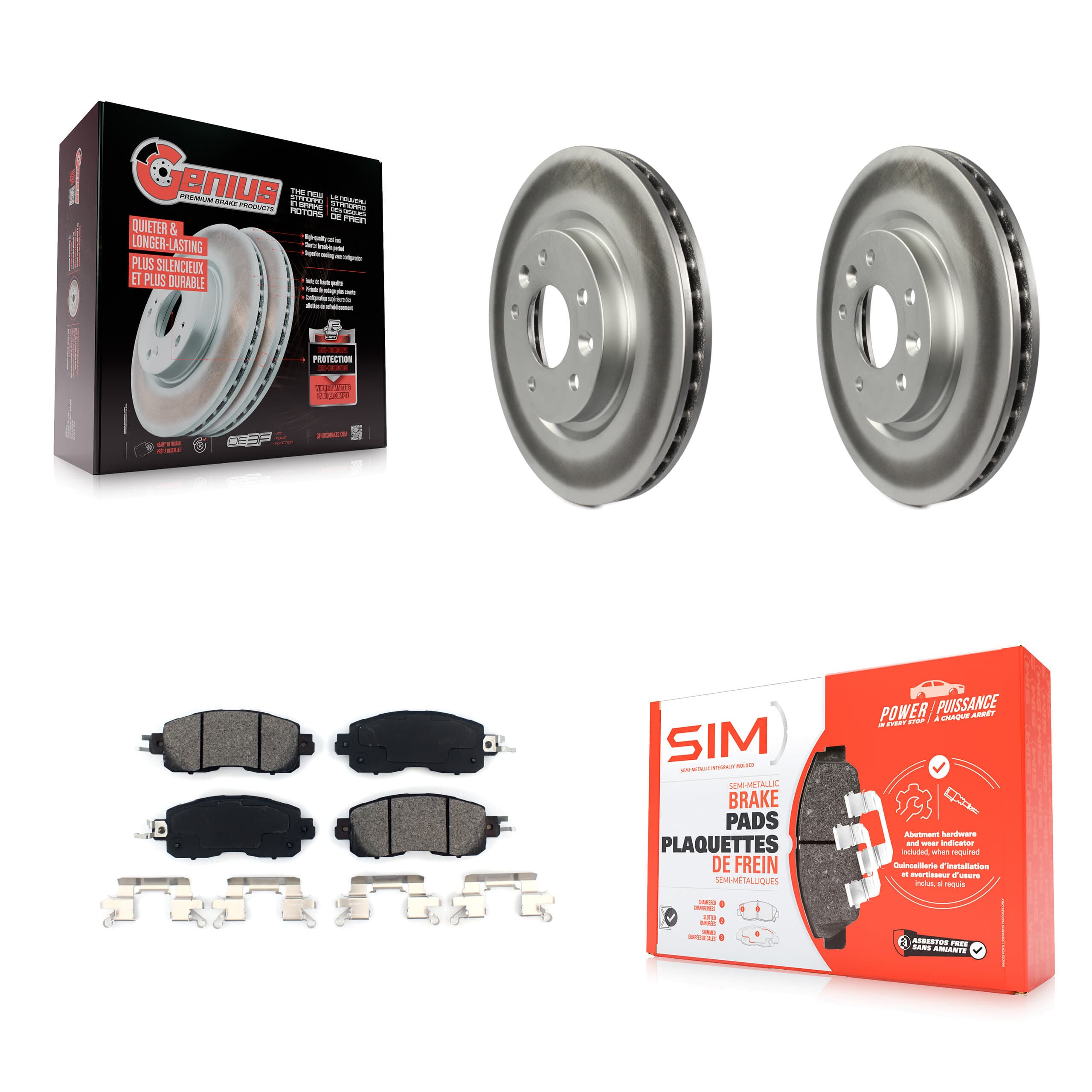 Transit Auto - KGS-100500 - Front Disc Brake Kits image 1