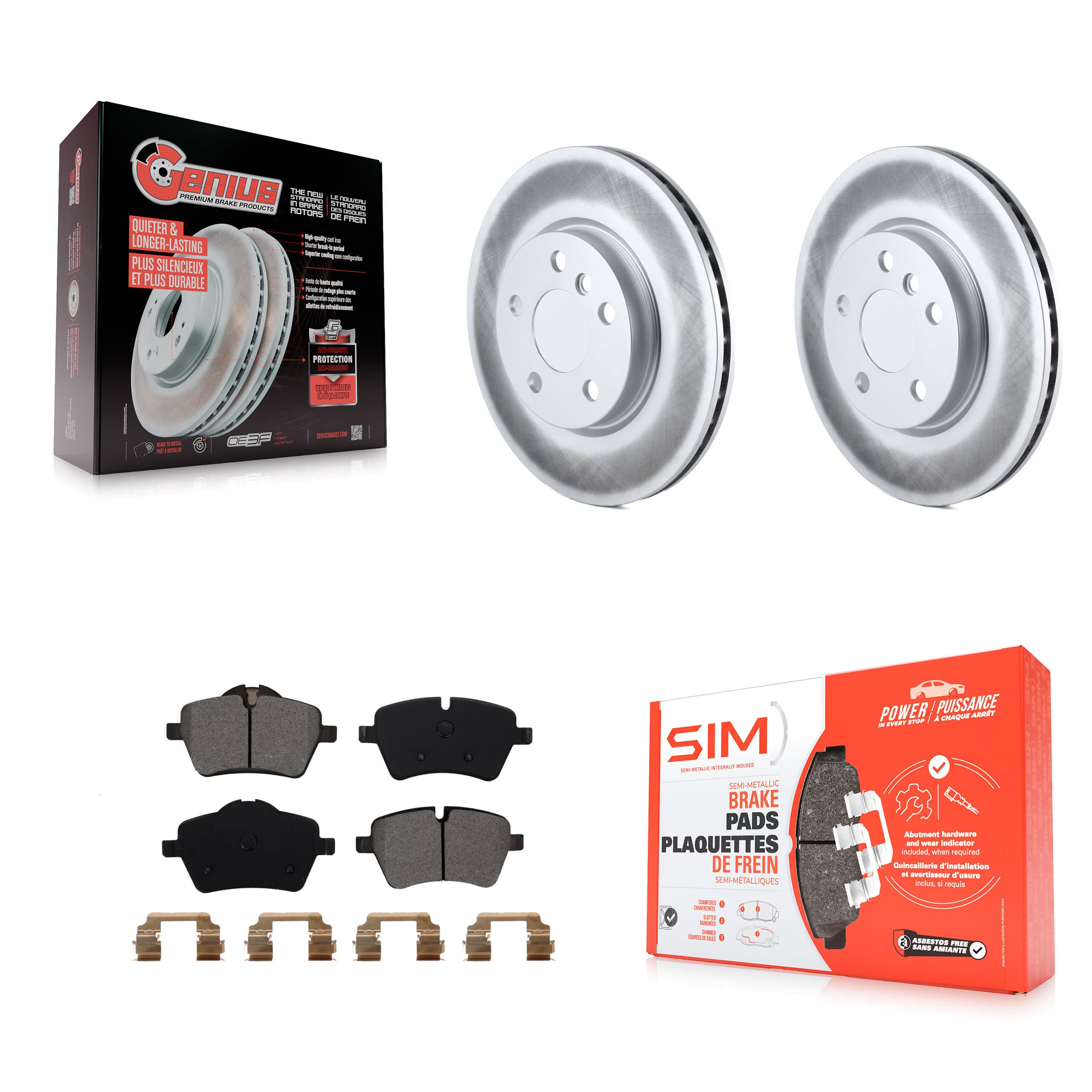 Transit Auto - KGS-100504 - Front Disc Brake Kits image 1