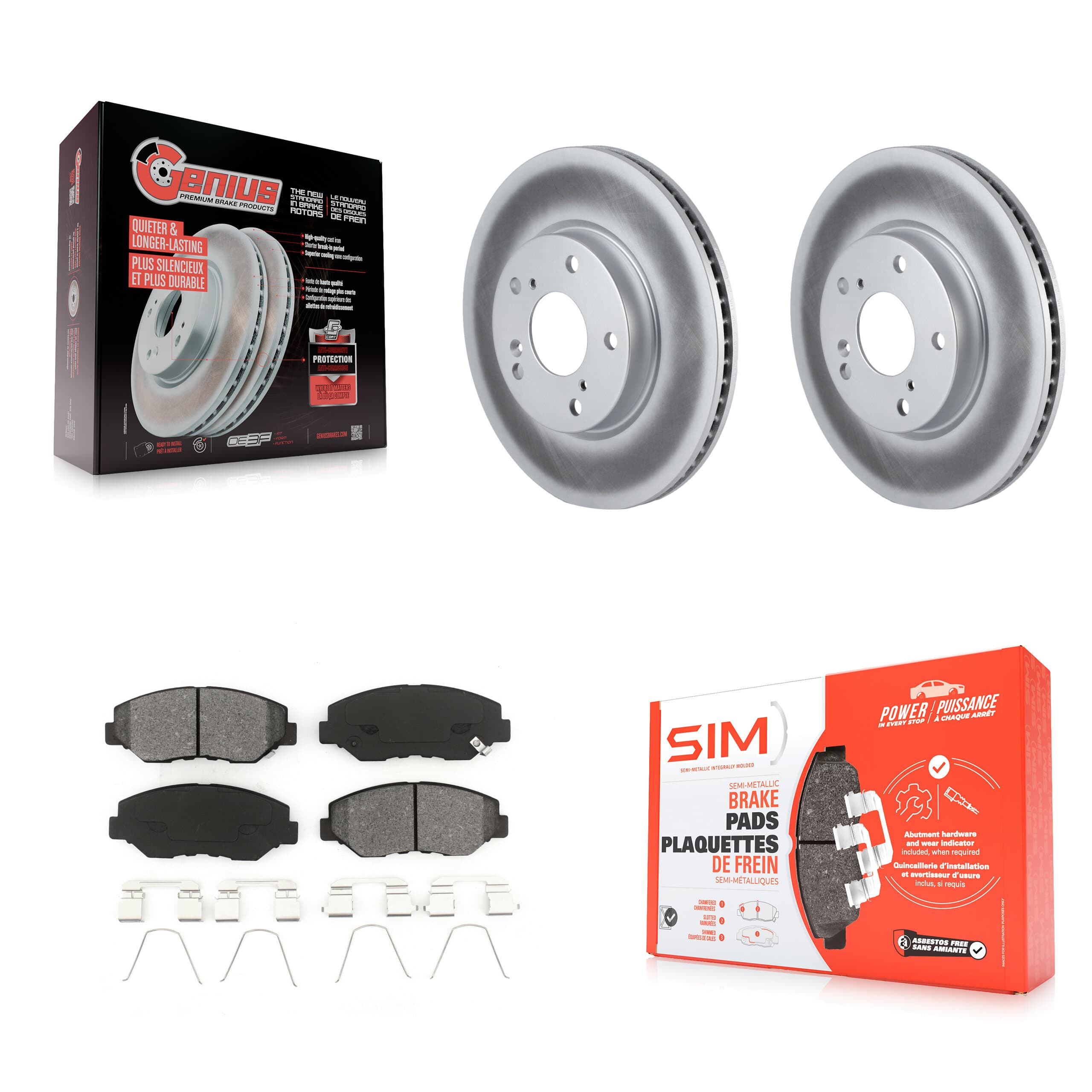 Transit Auto - KGS-100510 - Front Disc Brake Kits image 1