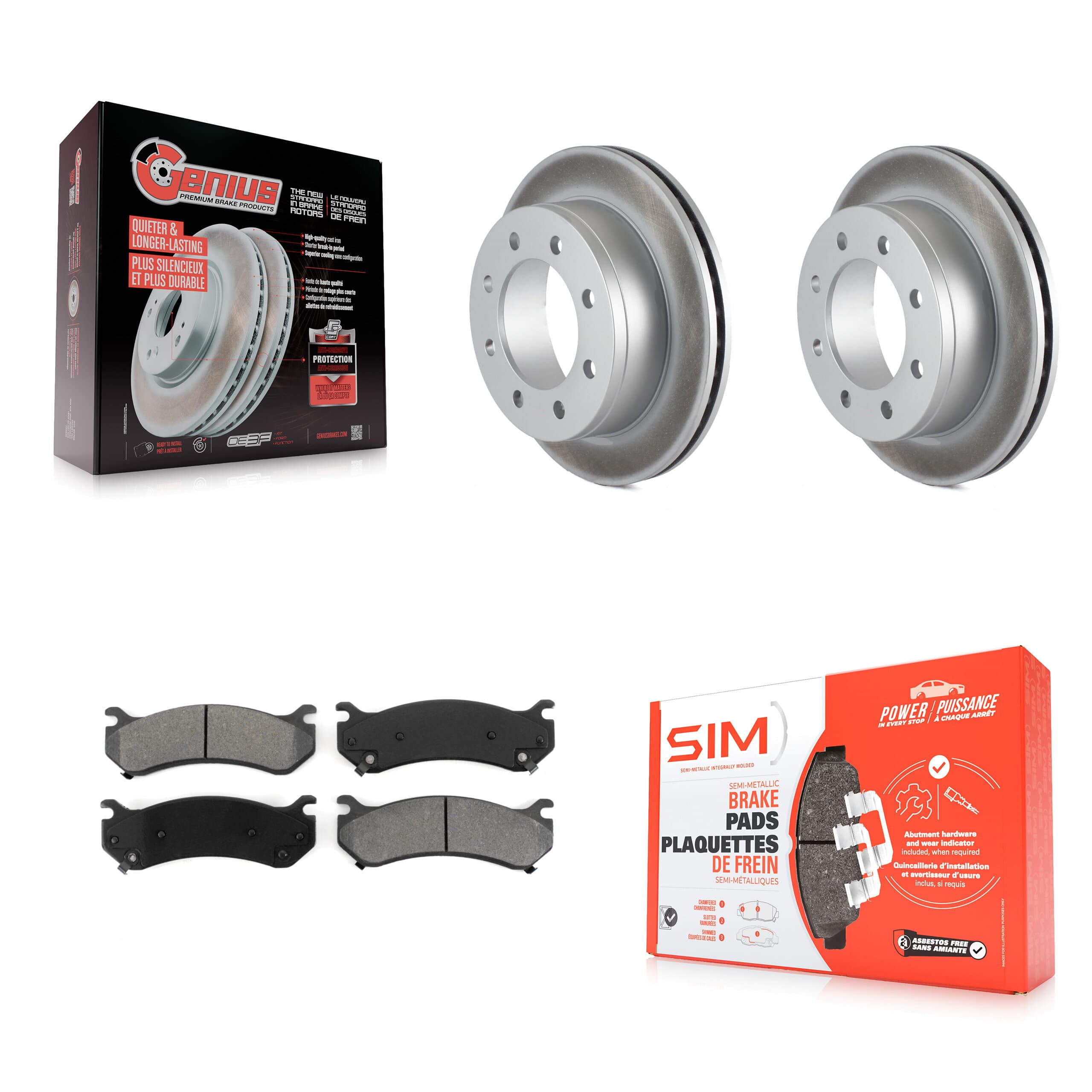Transit Auto - KGS-101127 - Rear Disc Brake Kits image 1