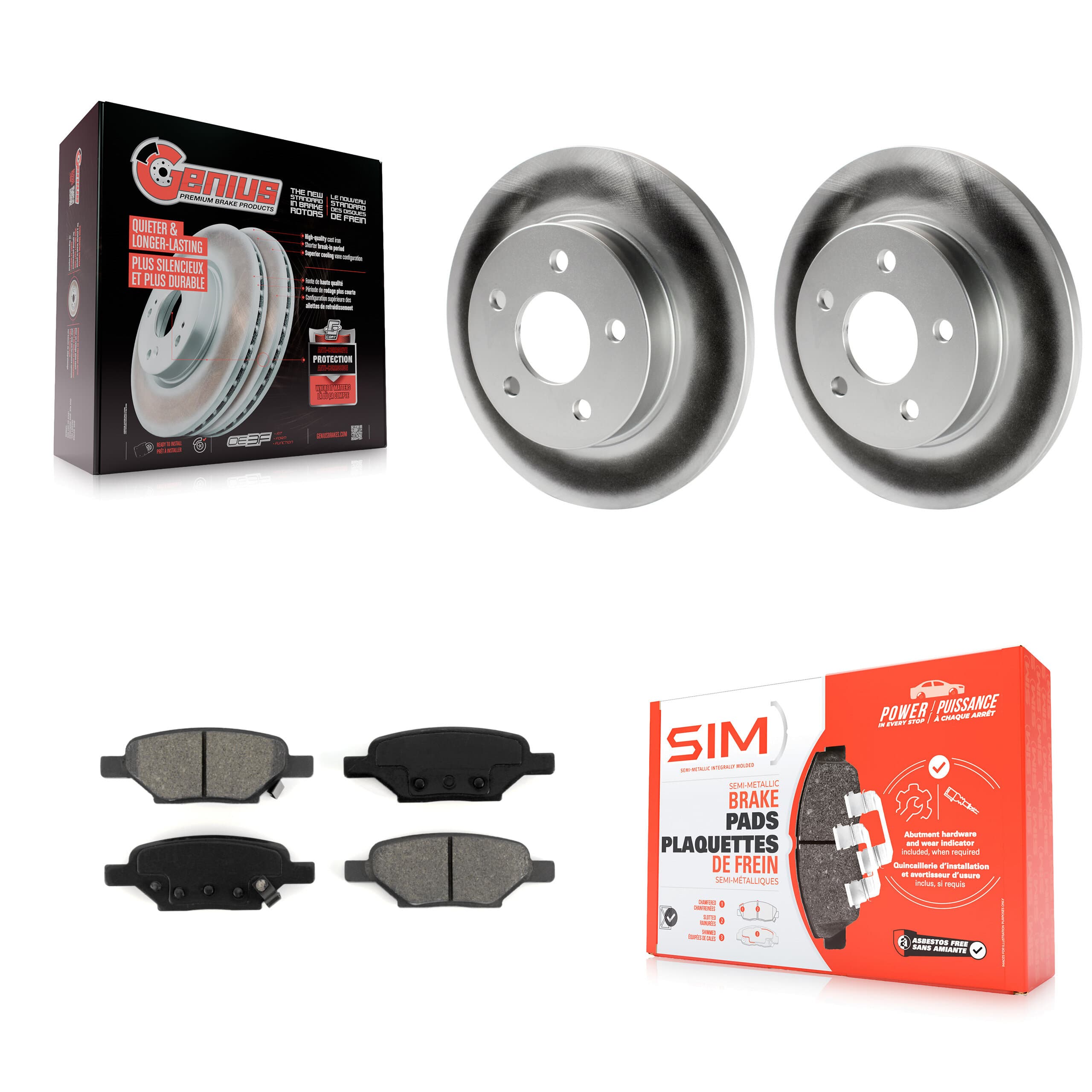 Transit Auto - KGS-101144 - Rear Disc Brake Kits image 1