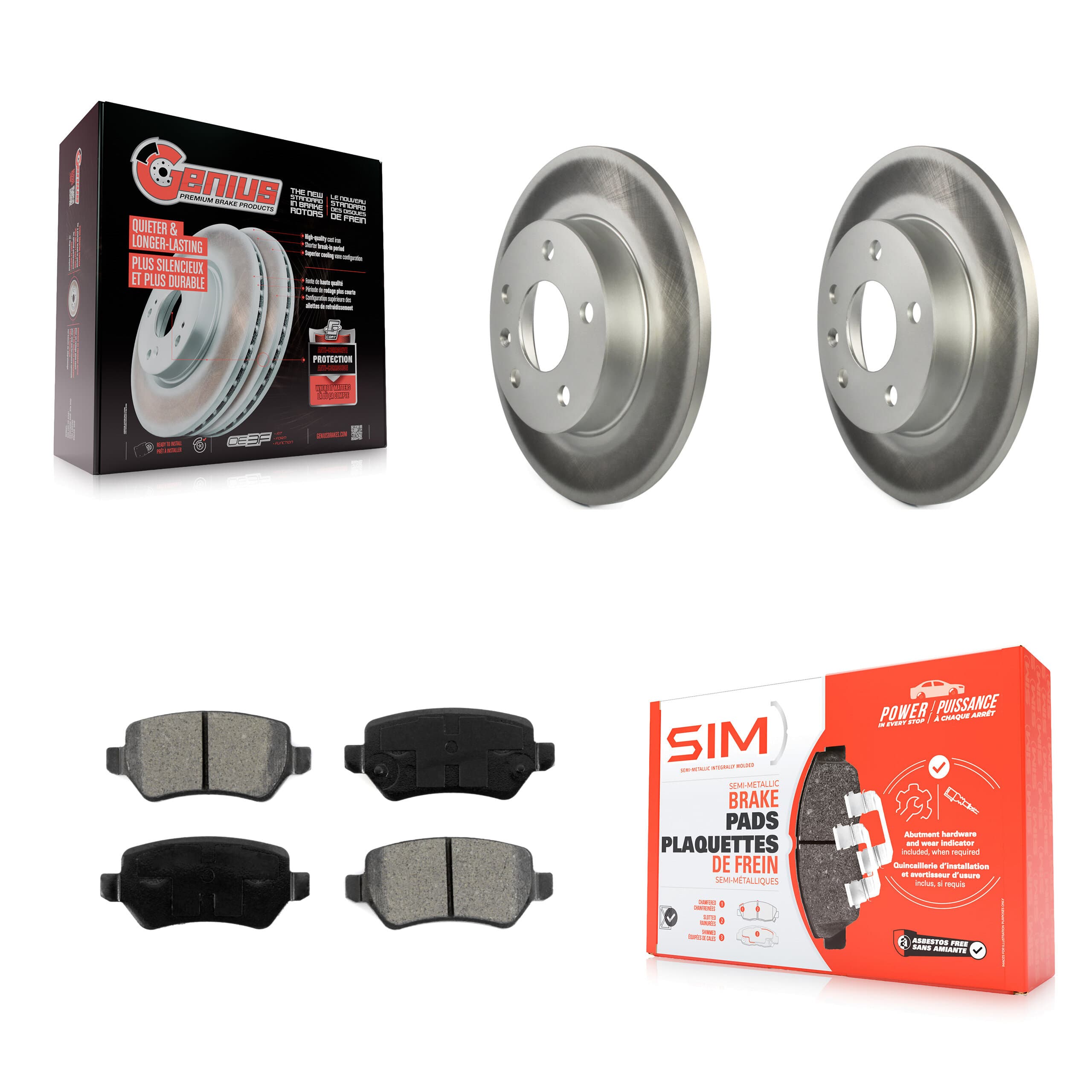 Transit Auto - KGS-101157 - Rear Disc Brake Kits image 1