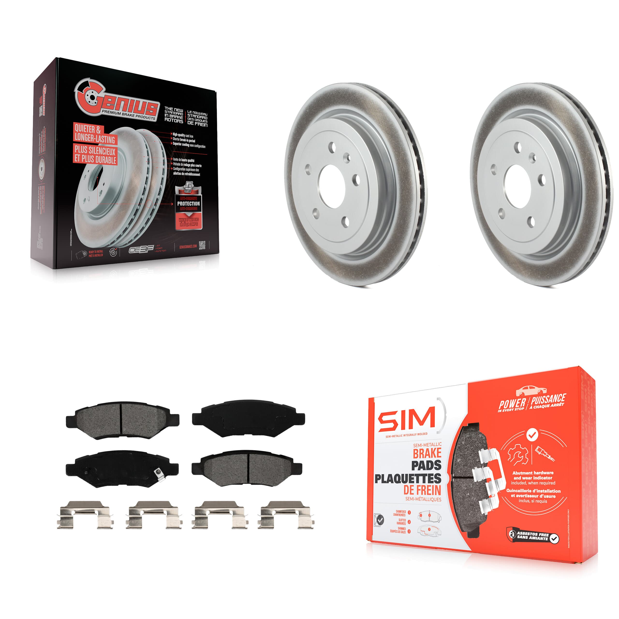 Transit Auto - KGS-101162 - Rear Disc Brake Kits image 1