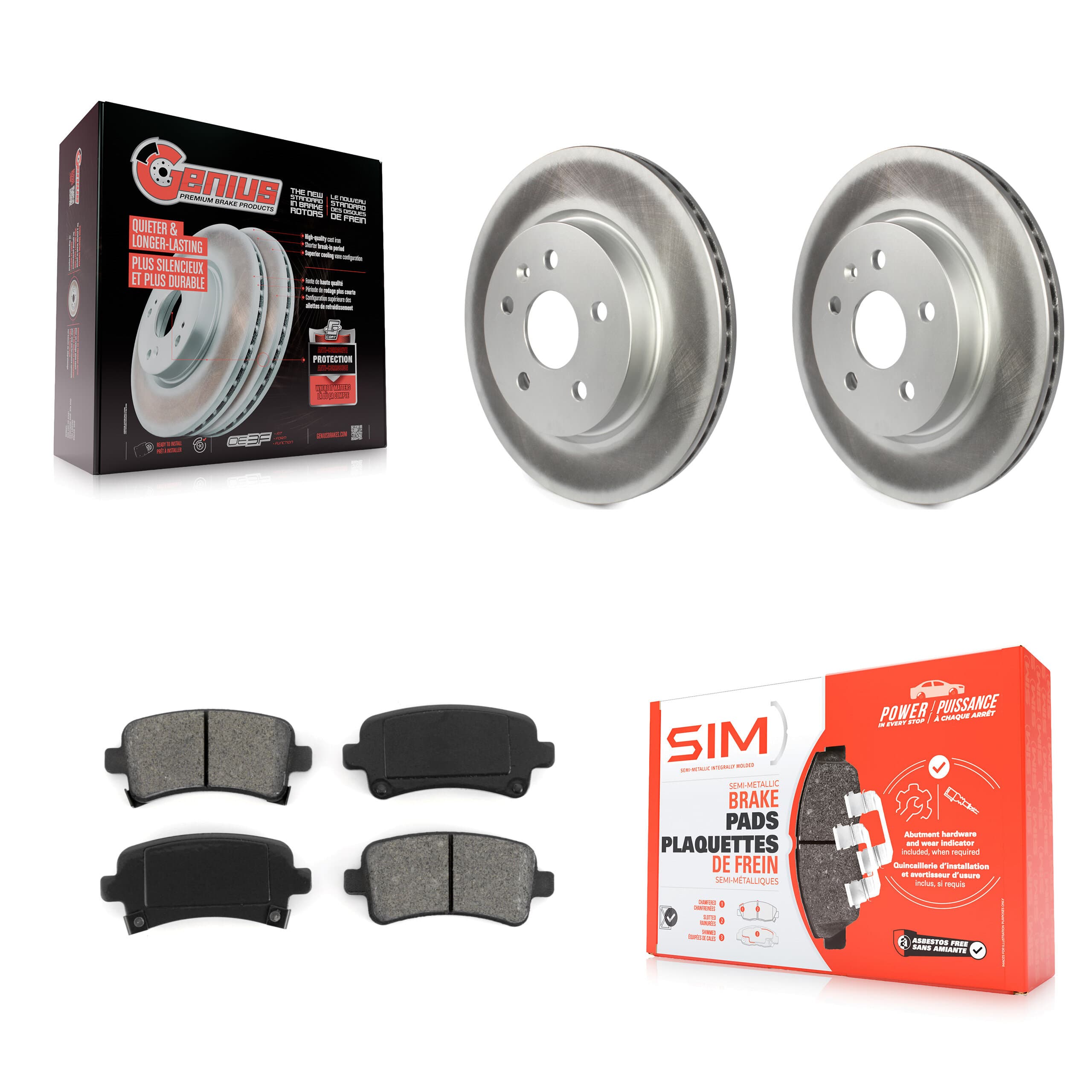 Transit Auto - KGS-101166 - Rear Disc Brake Kits image 1