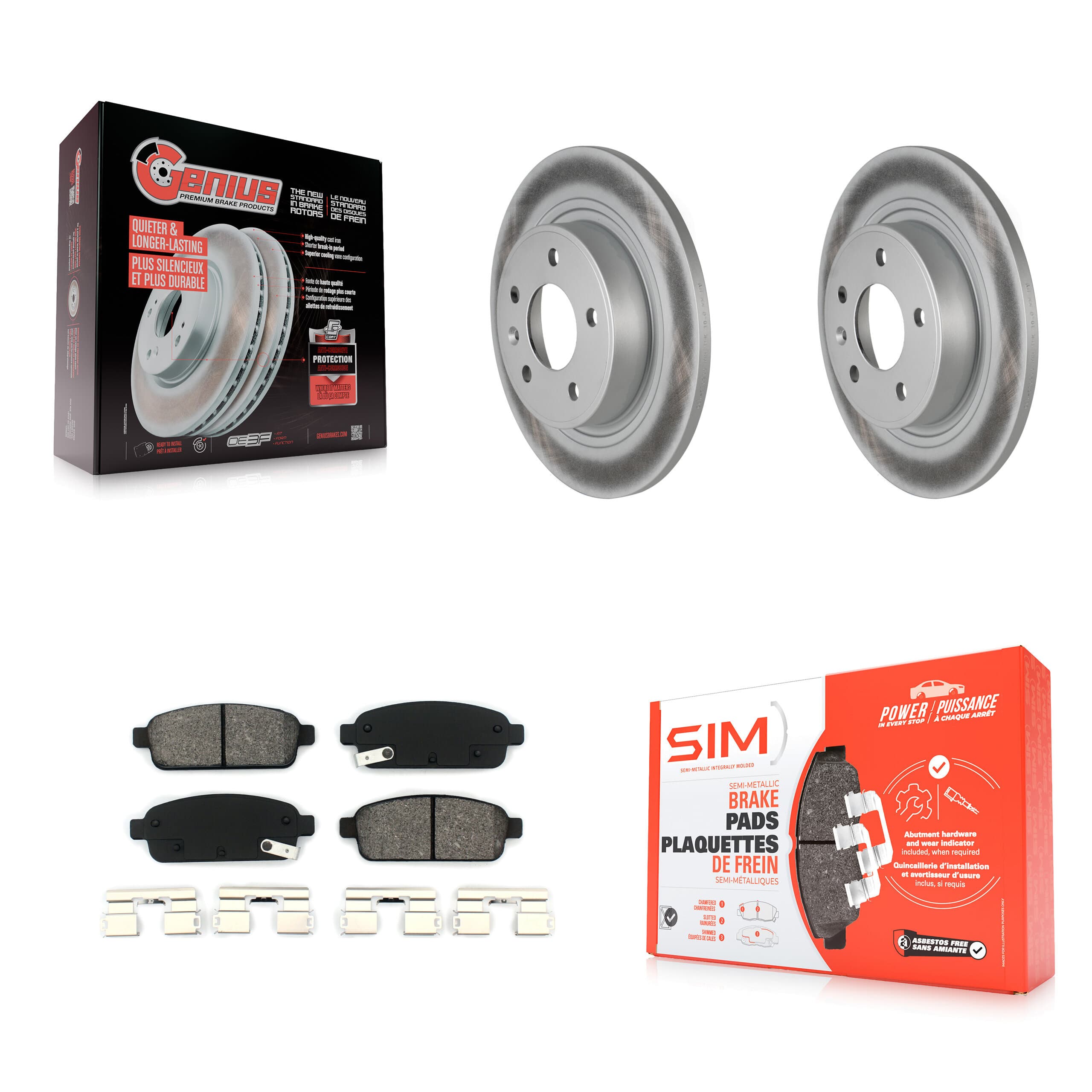 Transit Auto - KGS-101172 - Rear Disc Brake Kits image 1