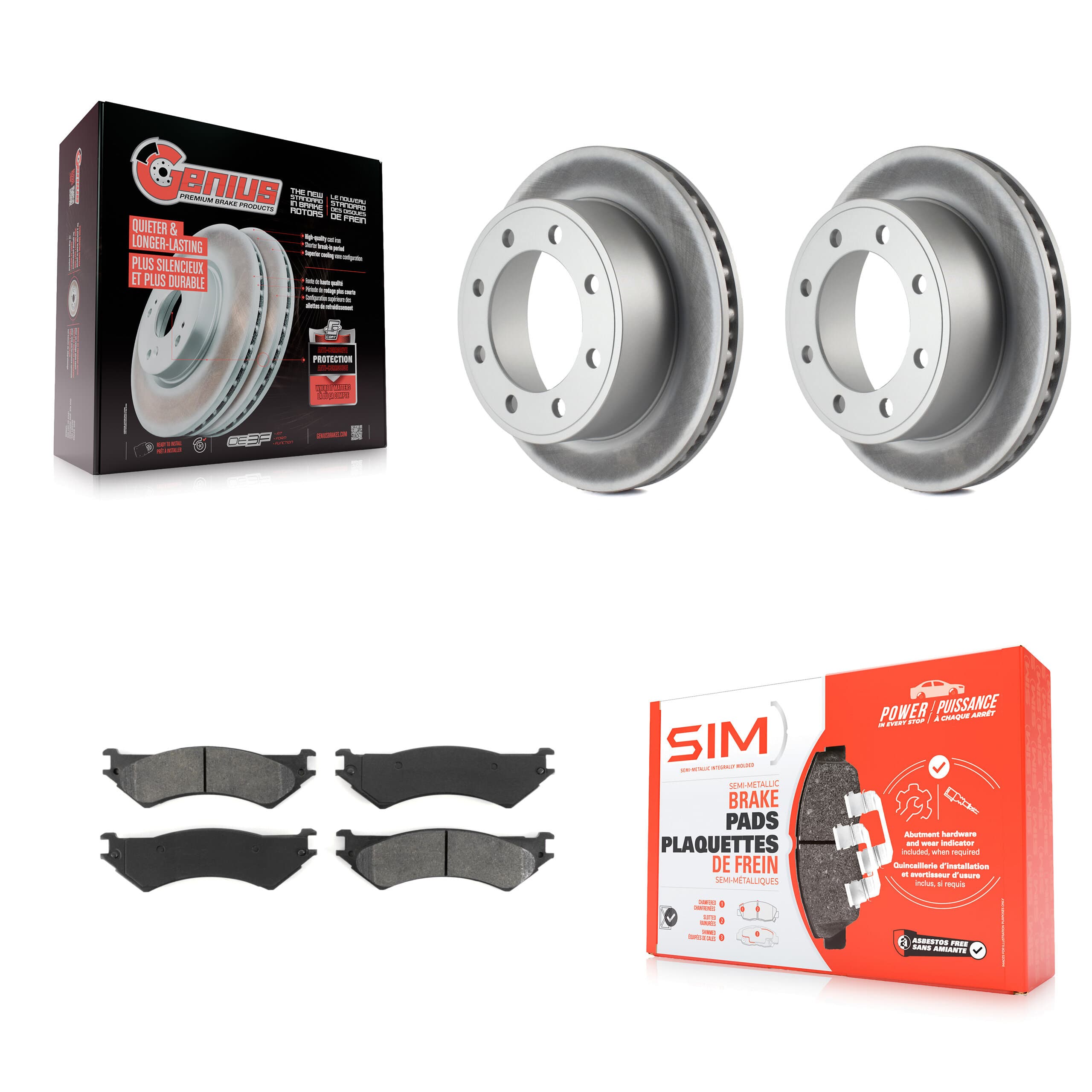 Transit Auto - KGS-101180 - Rear Disc Brake Kits image 1