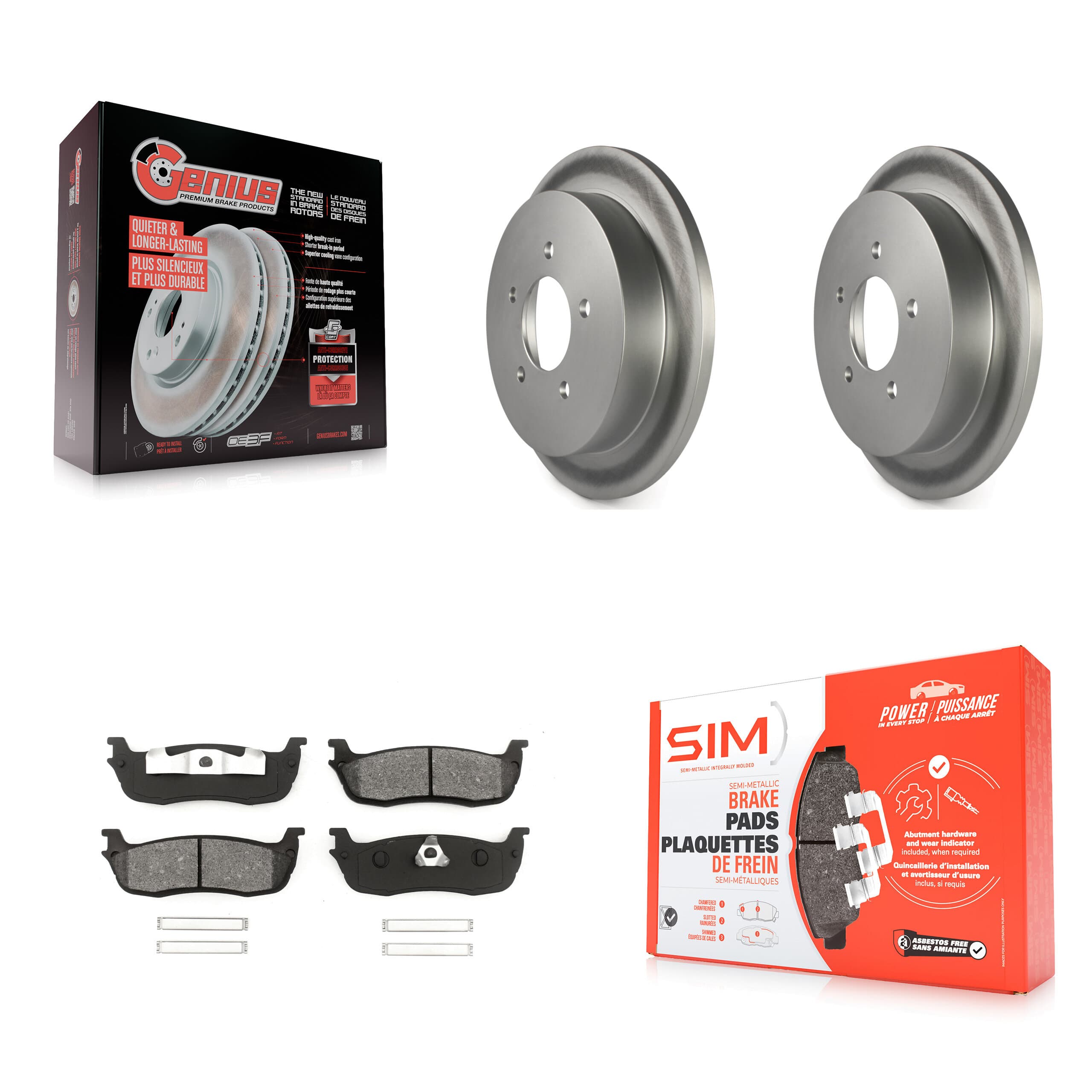 Transit Auto - KGS-101183 - Rear Disc Brake Kits image 1