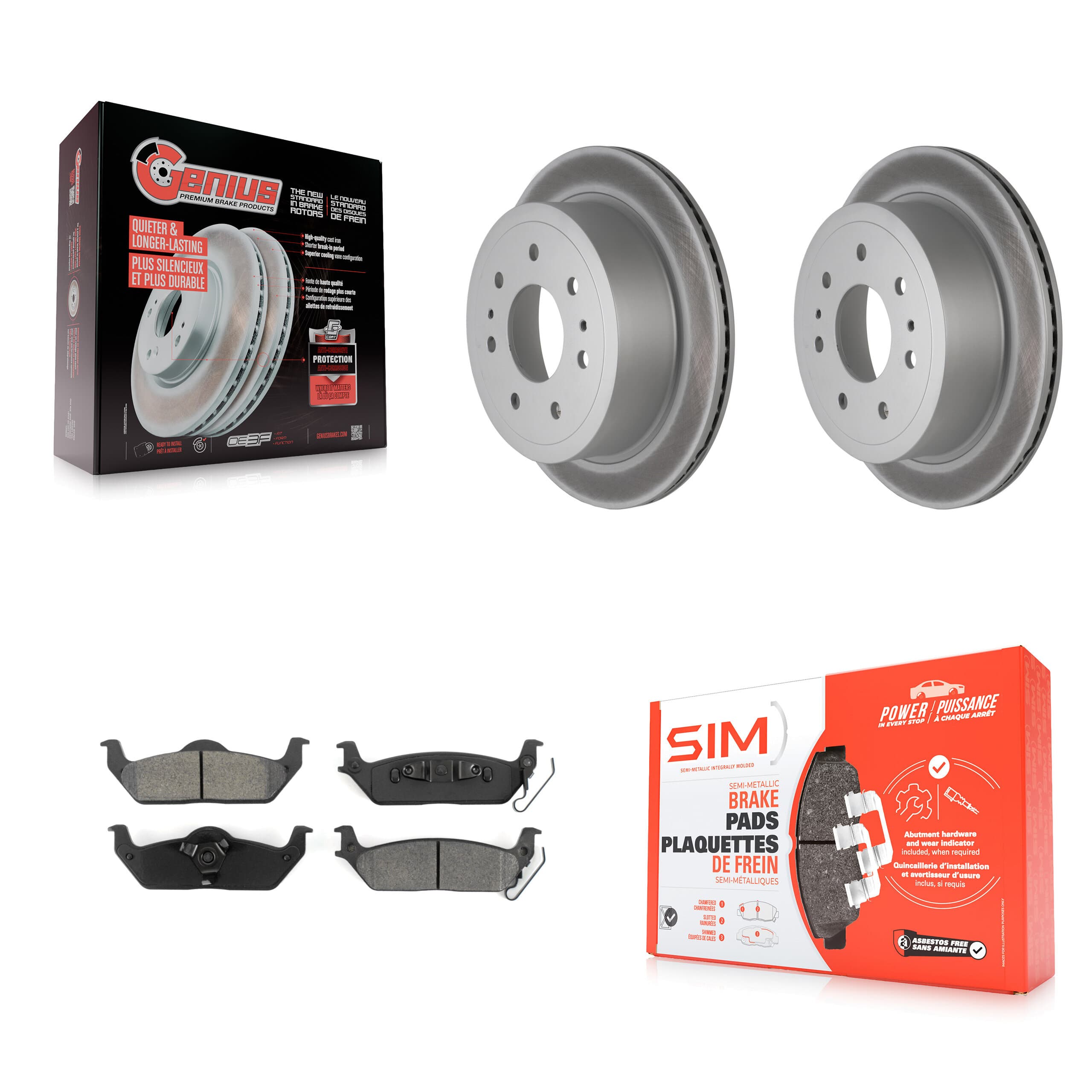 Transit Auto - KGS-101191 - Rear Disc Brake Kits image 1