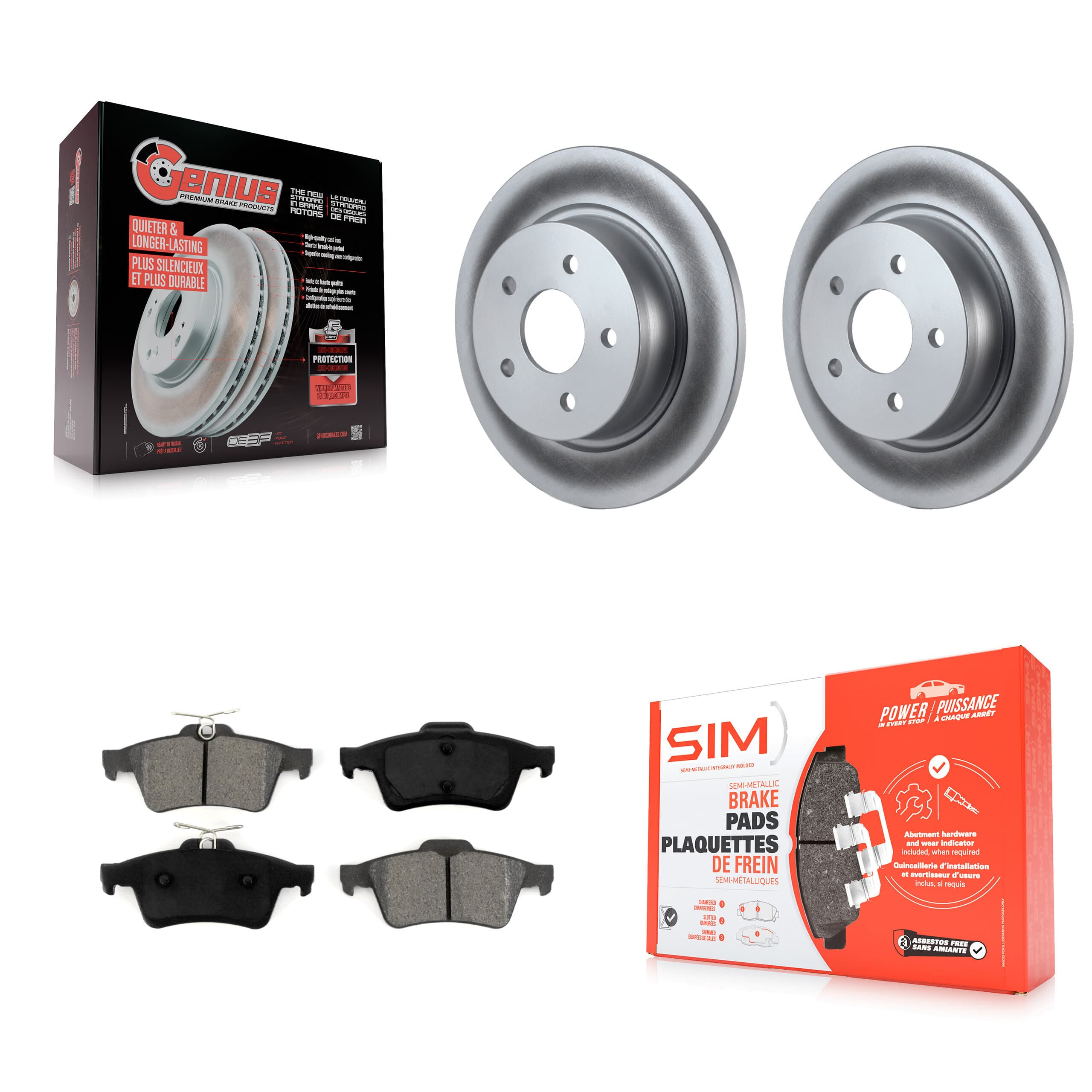 Transit Auto - KGS-101216 - Rear Disc Brake Kits image 1