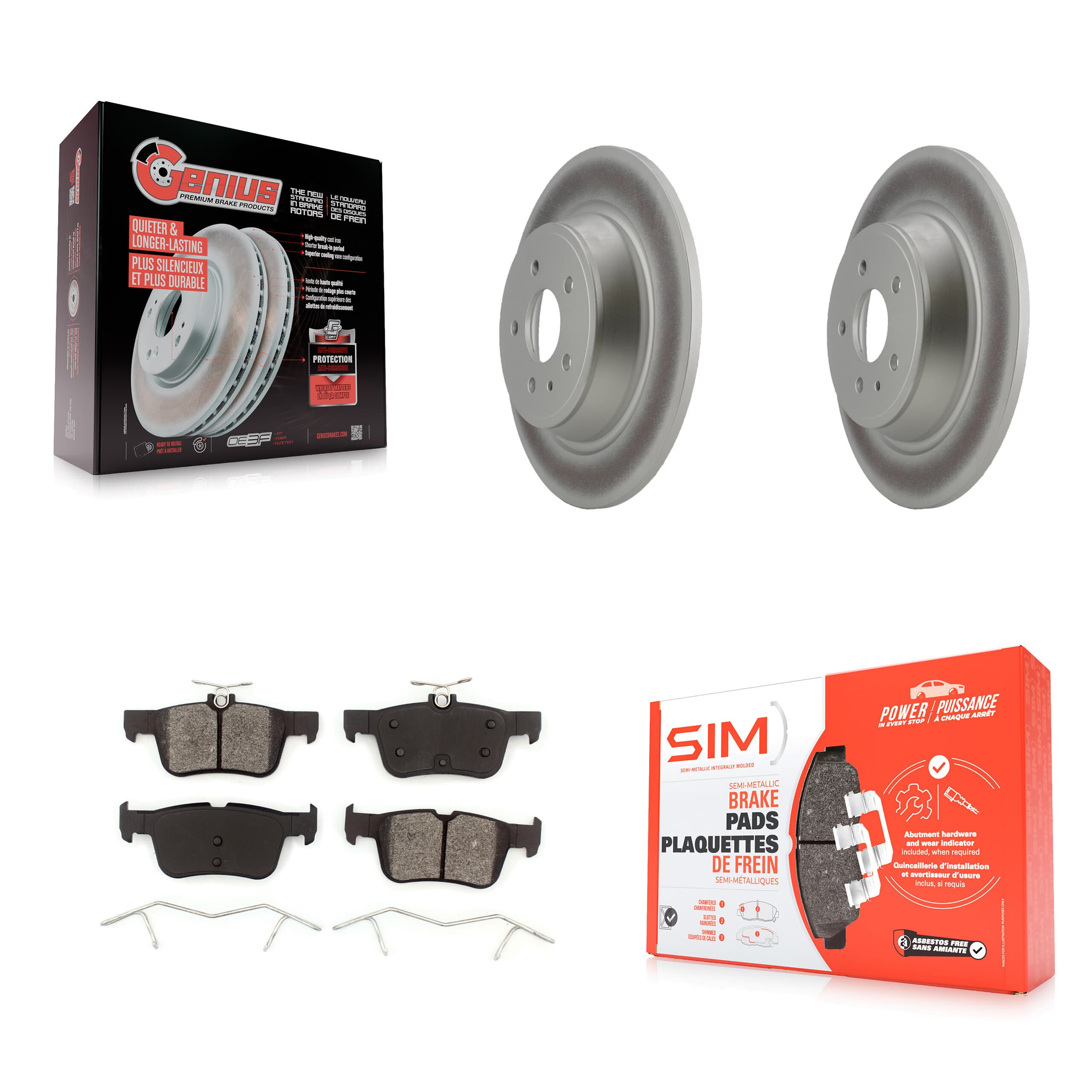 Transit Auto - KGS-101218 - Rear Disc Brake Kits image 1