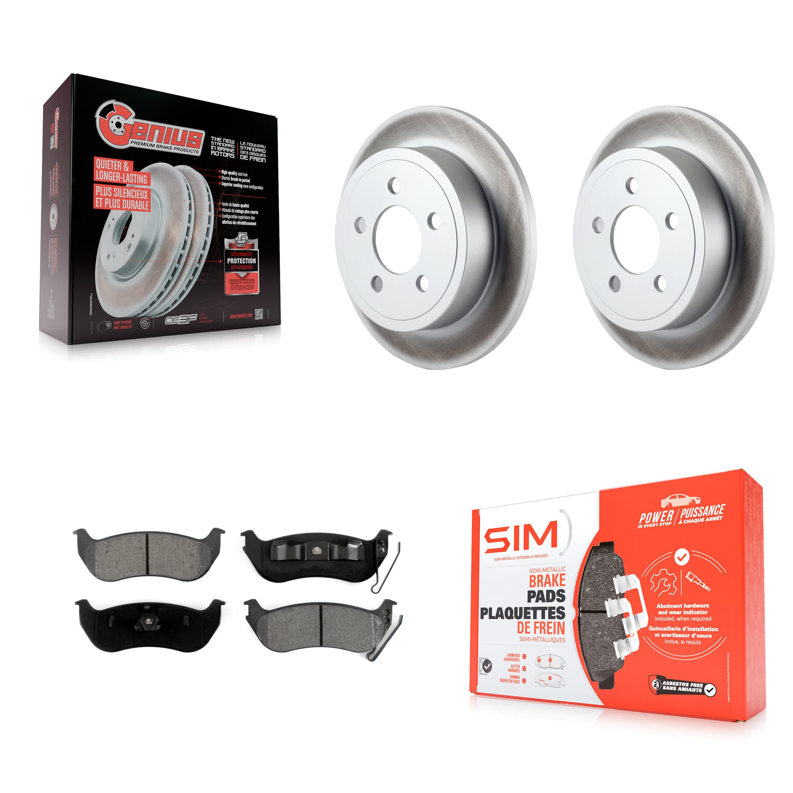 Transit Auto - KGS-101232 - Rear Disc Brake Kits image 1
