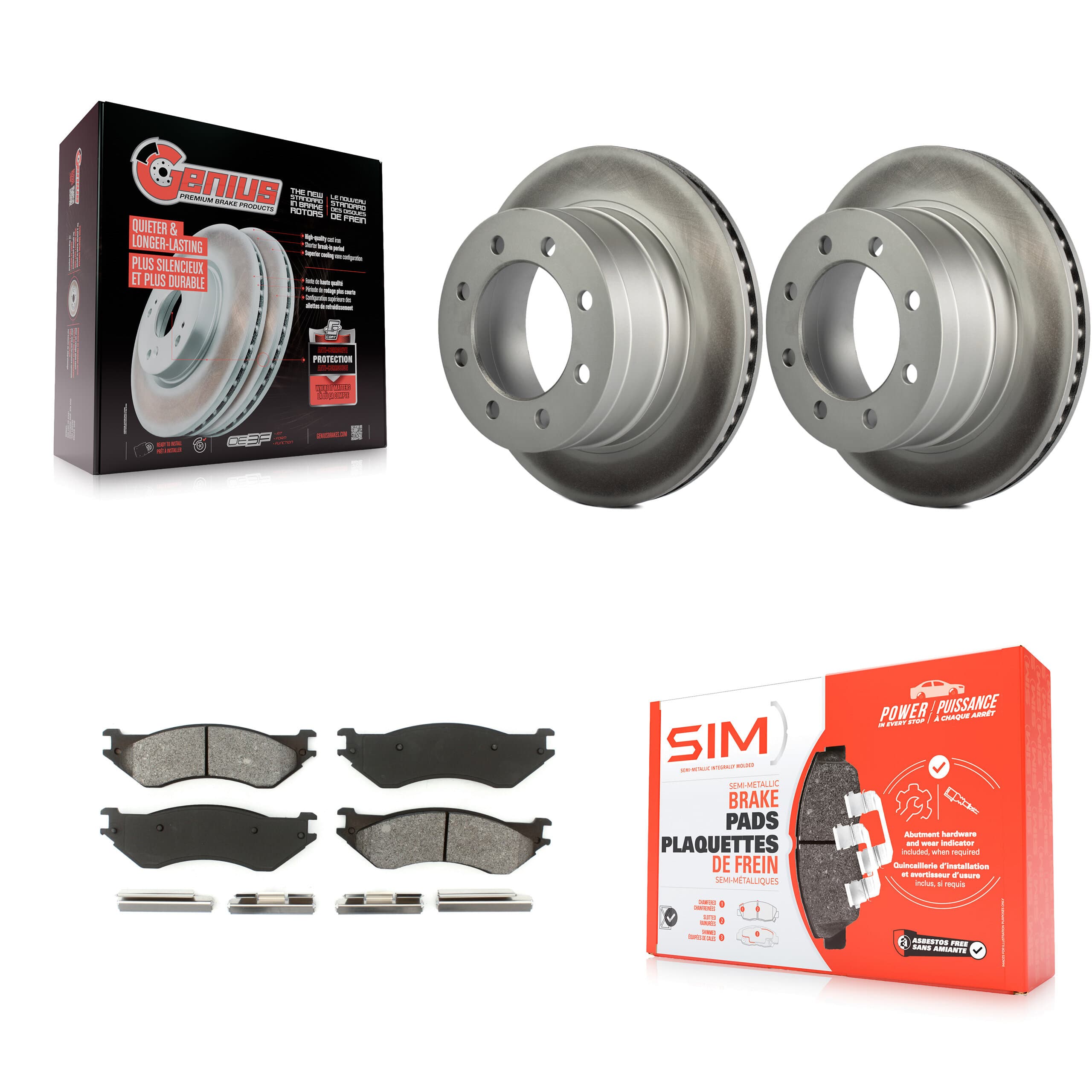 Transit Auto - KGS-101233 - Rear Disc Brake Kits image 1