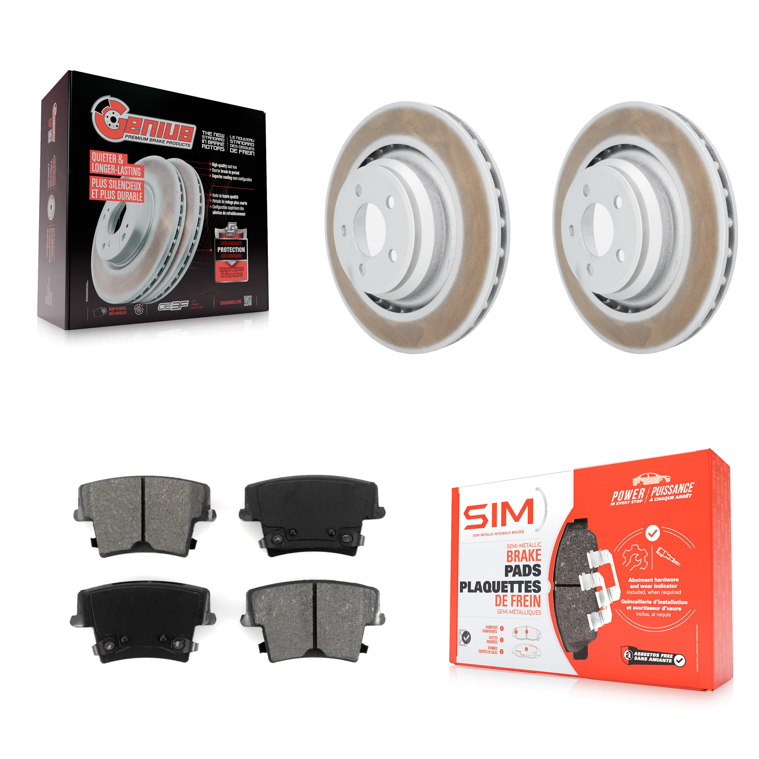 Transit Auto - KGS-101240 - Rear Disc Brake Kits image 1