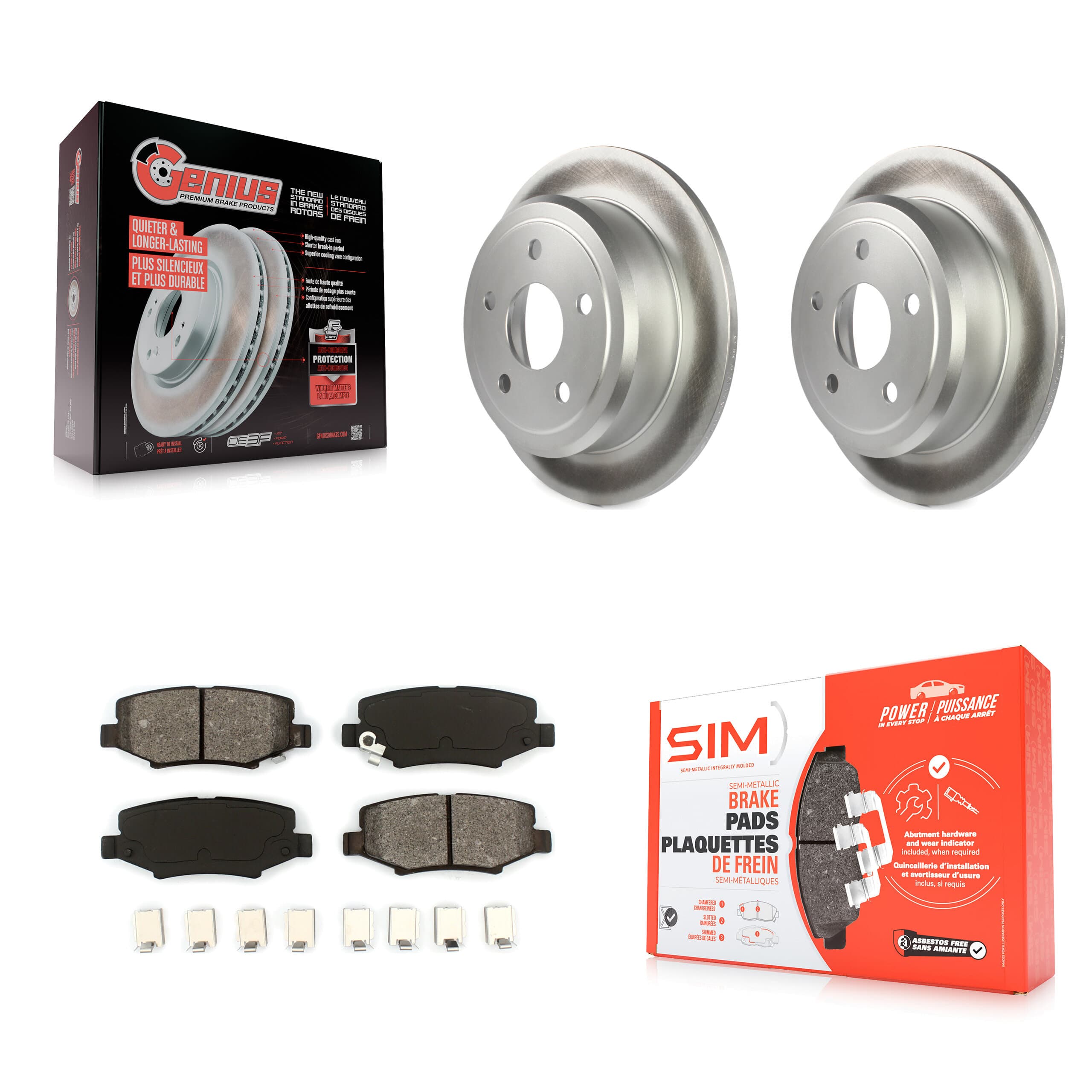 Transit Auto - KGS-101244 - Rear Disc Brake Kits image 1