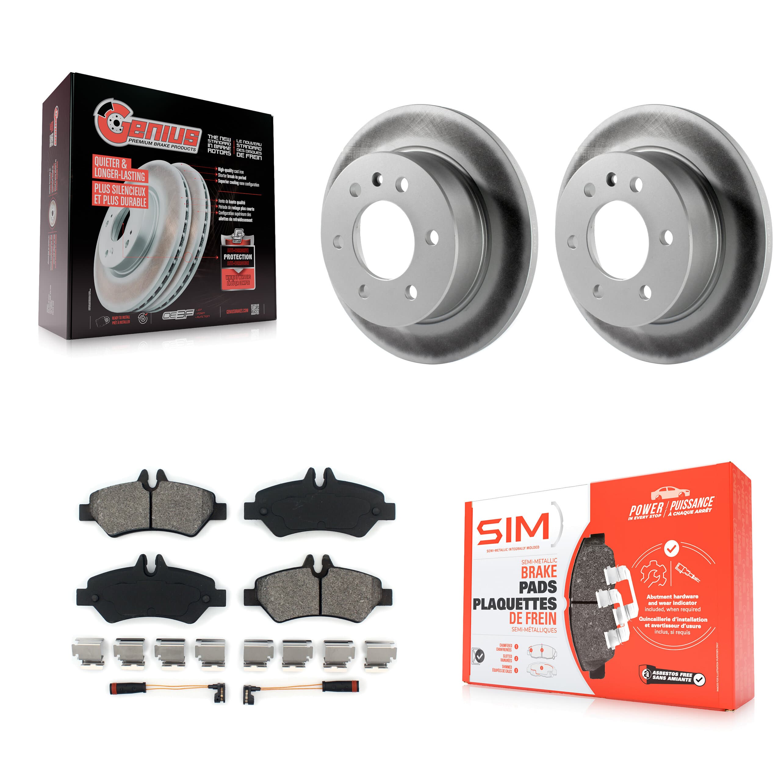 Transit Auto - KGS-101248 - Rear Disc Brake Kits image 1
