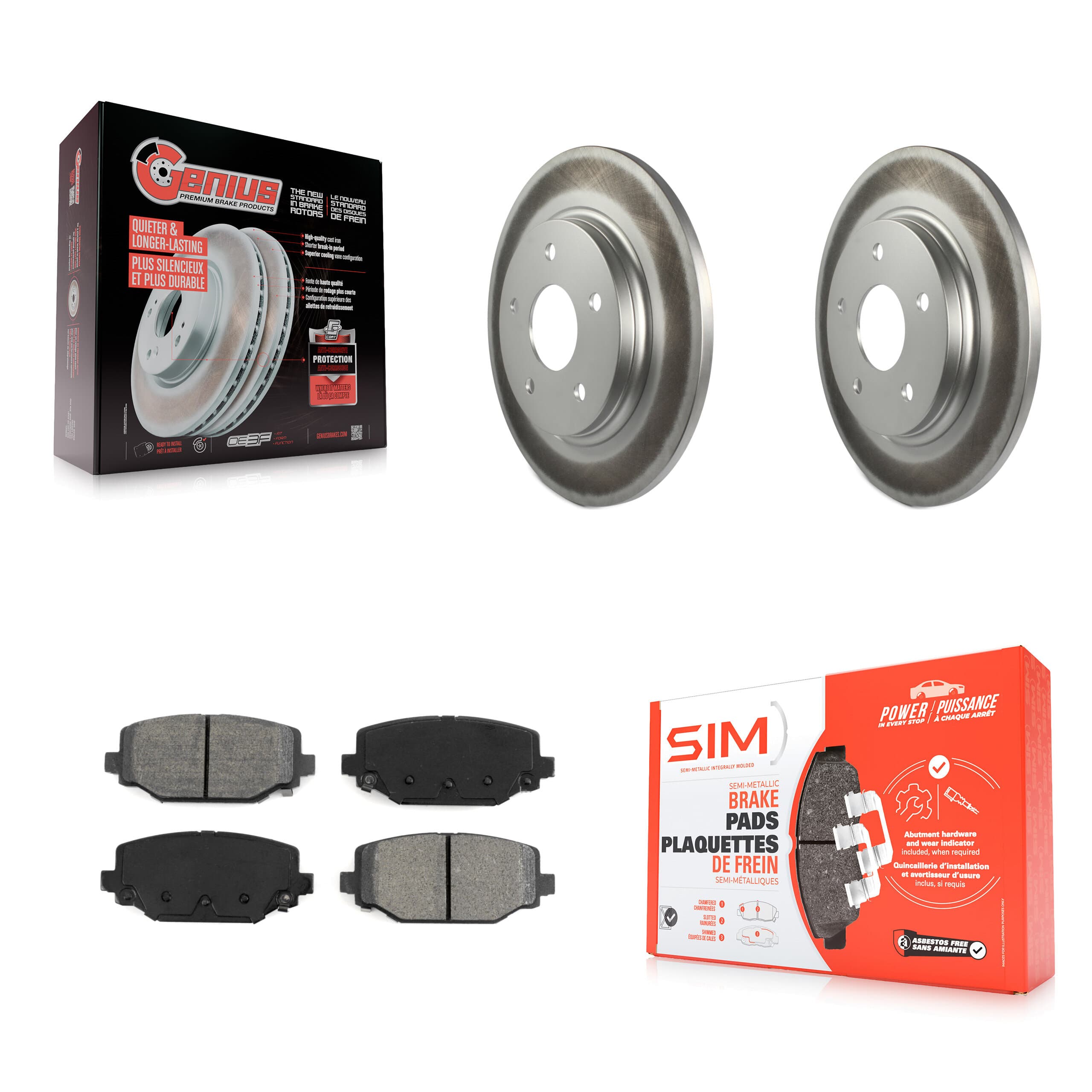 Transit Auto - KGS-101250 - Rear Disc Brake Kits image 1