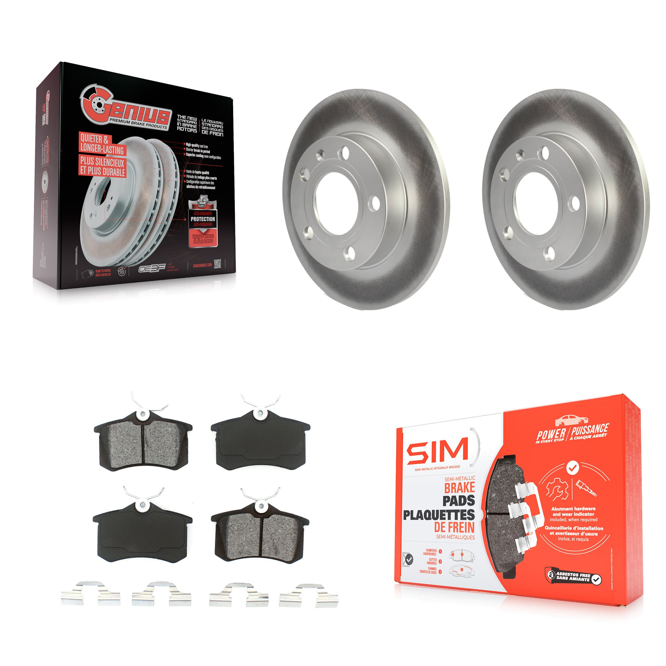 Transit Auto - KGS-101273 - Rear Disc Brake Kits image 1