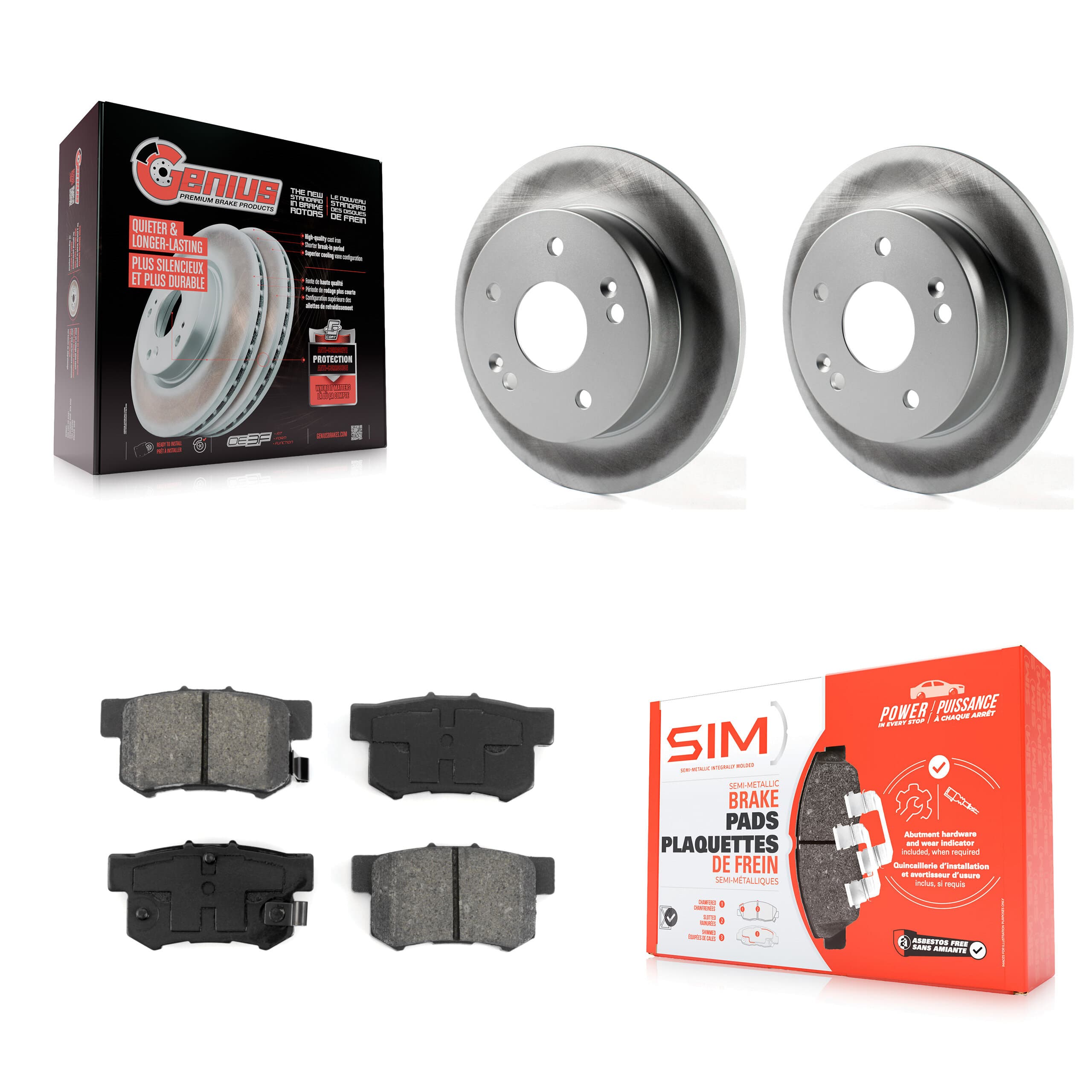 Transit Auto - KGS-101280 - Rear Disc Brake Kits image 1