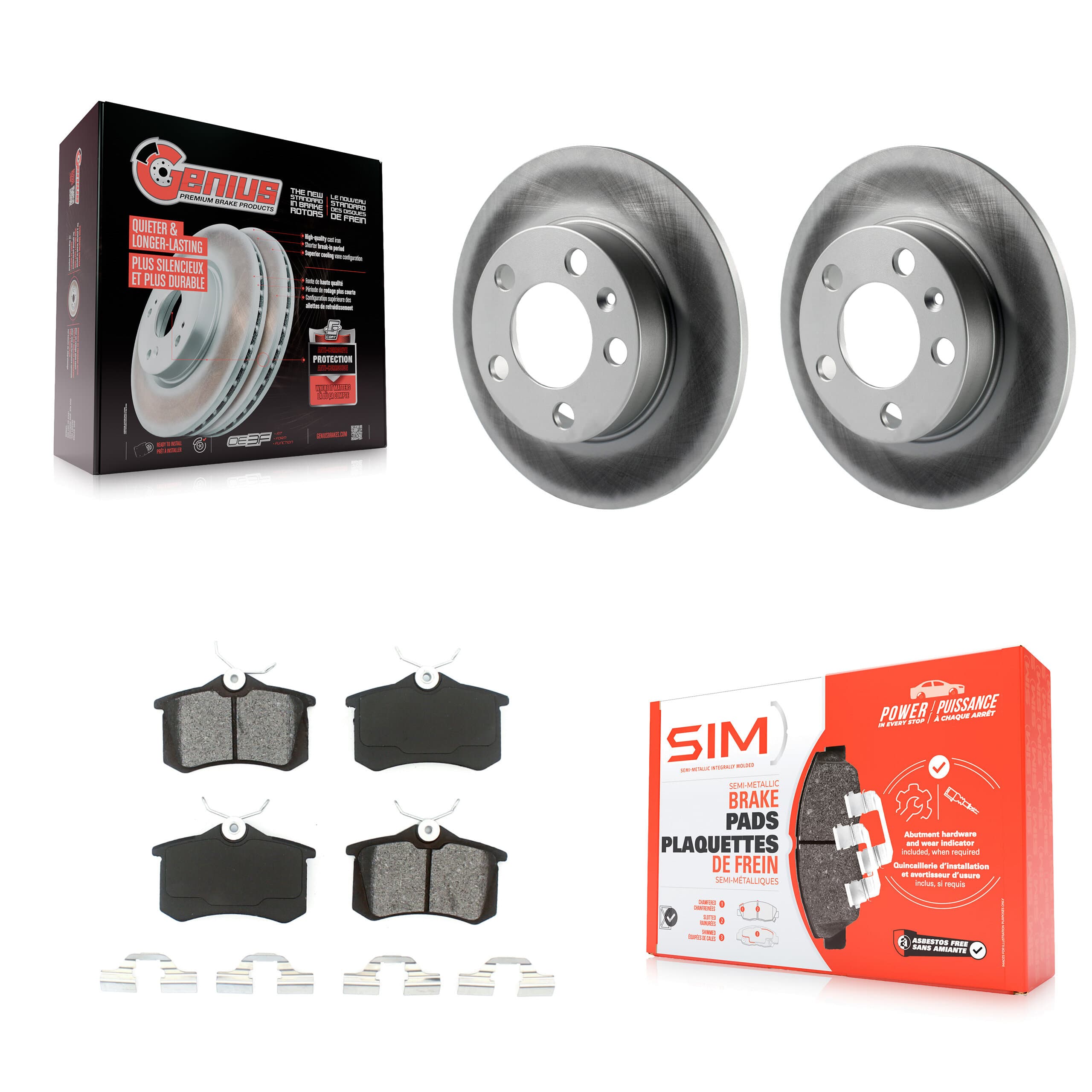 Transit Auto - KGS-101287 - Rear Disc Brake Kits image 1