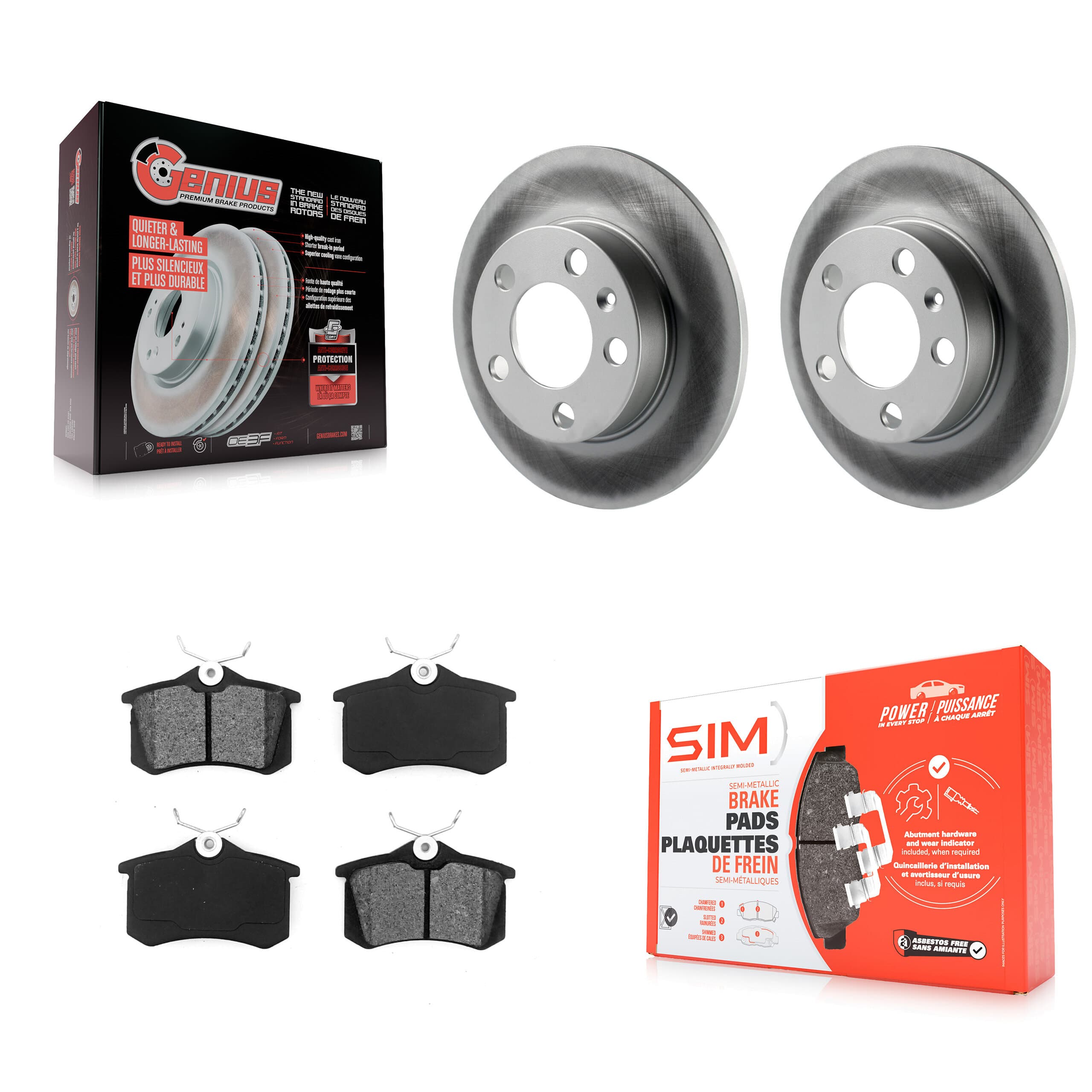 Transit Auto - KGS-101288 - Rear Disc Brake Kits image 1