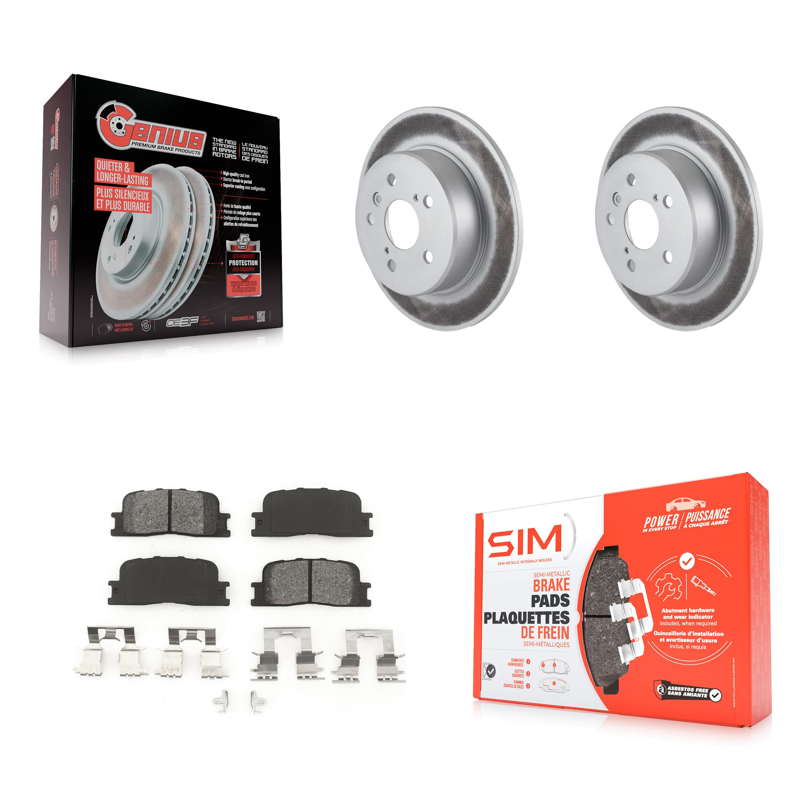 Transit Auto - KGS-101290 - Rear Disc Brake Kits image 1