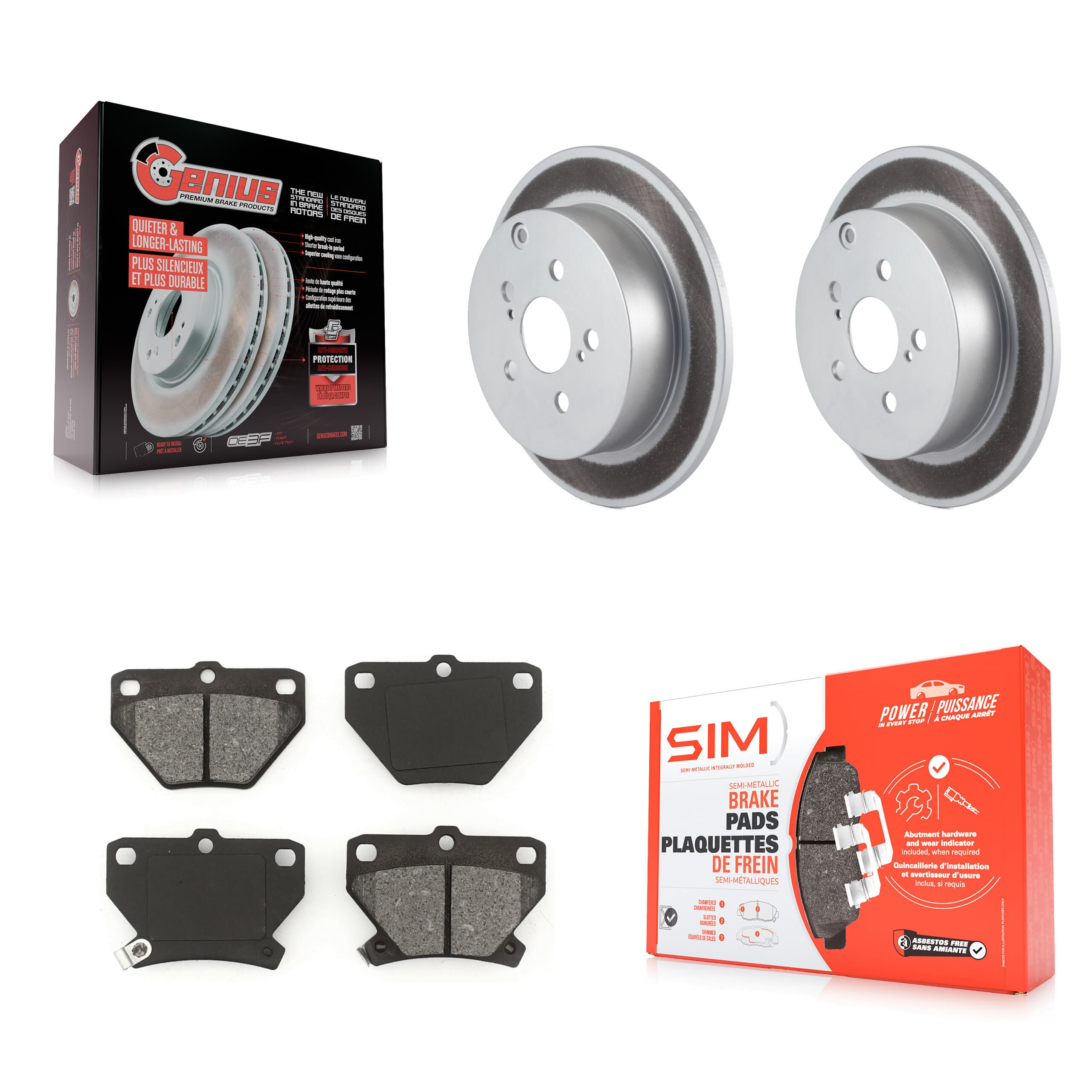 Transit Auto - KGS-101292 - Rear Disc Brake Kits image 1
