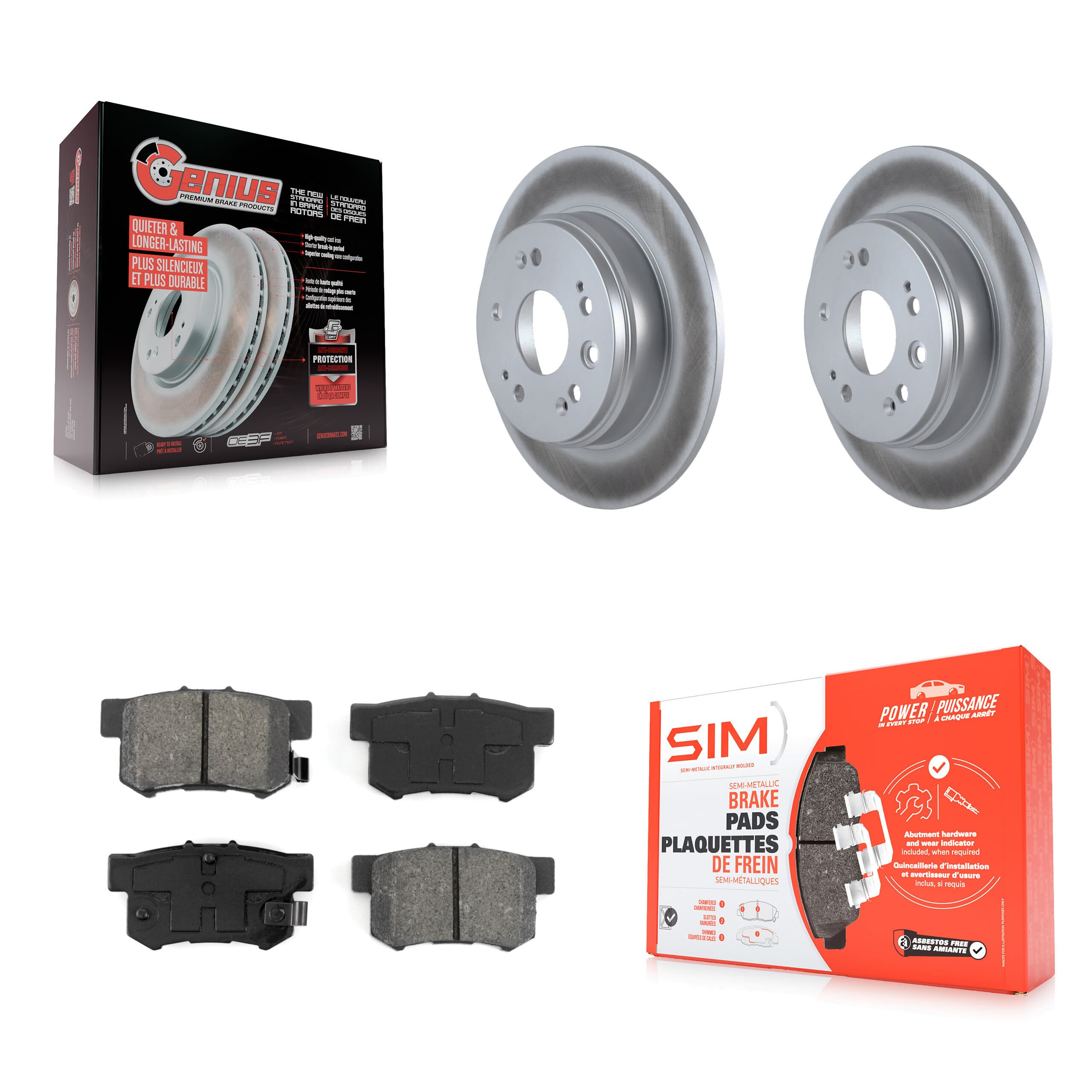 Transit Auto - KGS-101303 - Rear Disc Brake Kits image 1