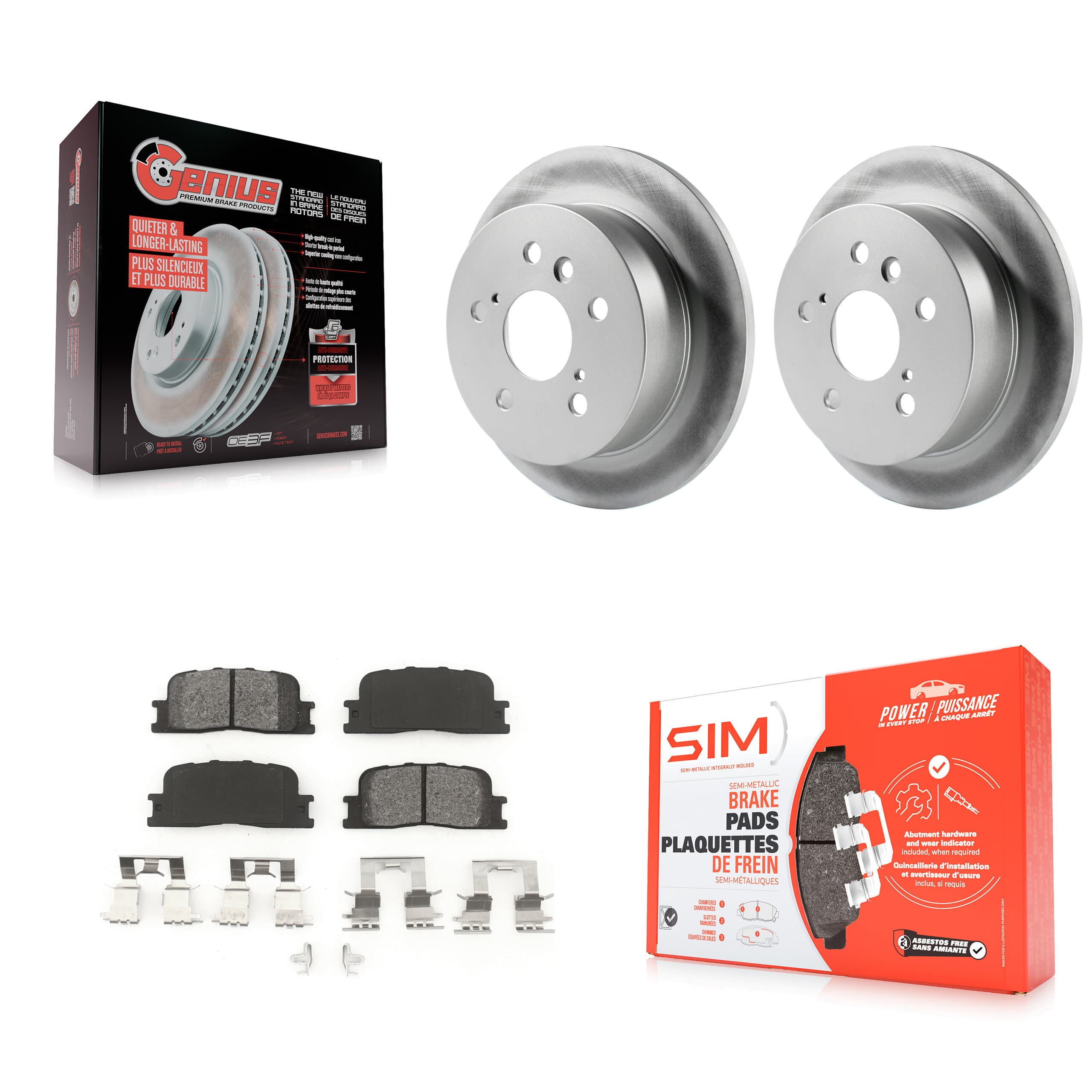 Transit Auto - KGS-101305 - Rear Disc Brake Kits image 1