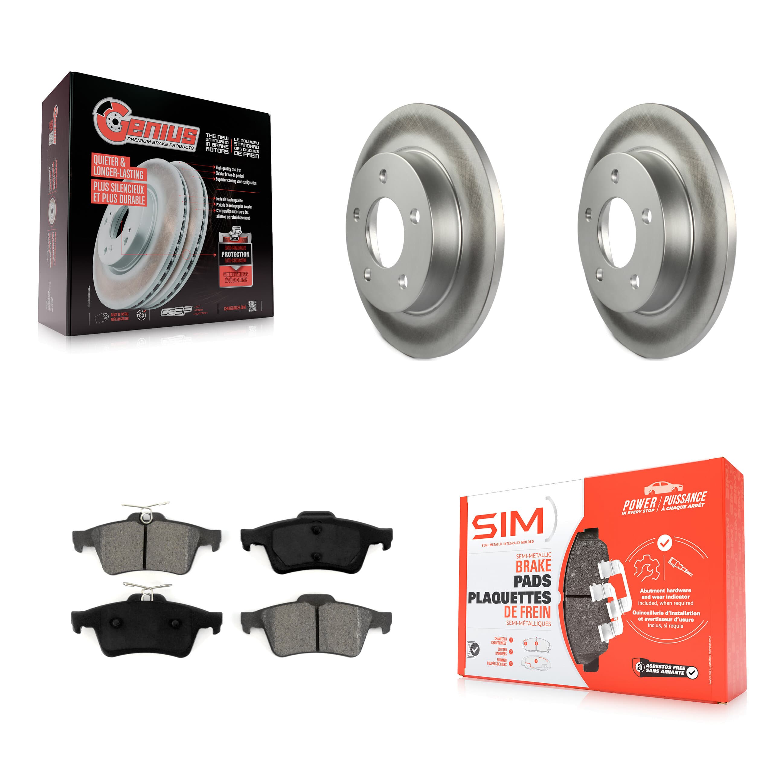 Transit Auto - KGS-101339 - Rear Disc Brake Kits image 1