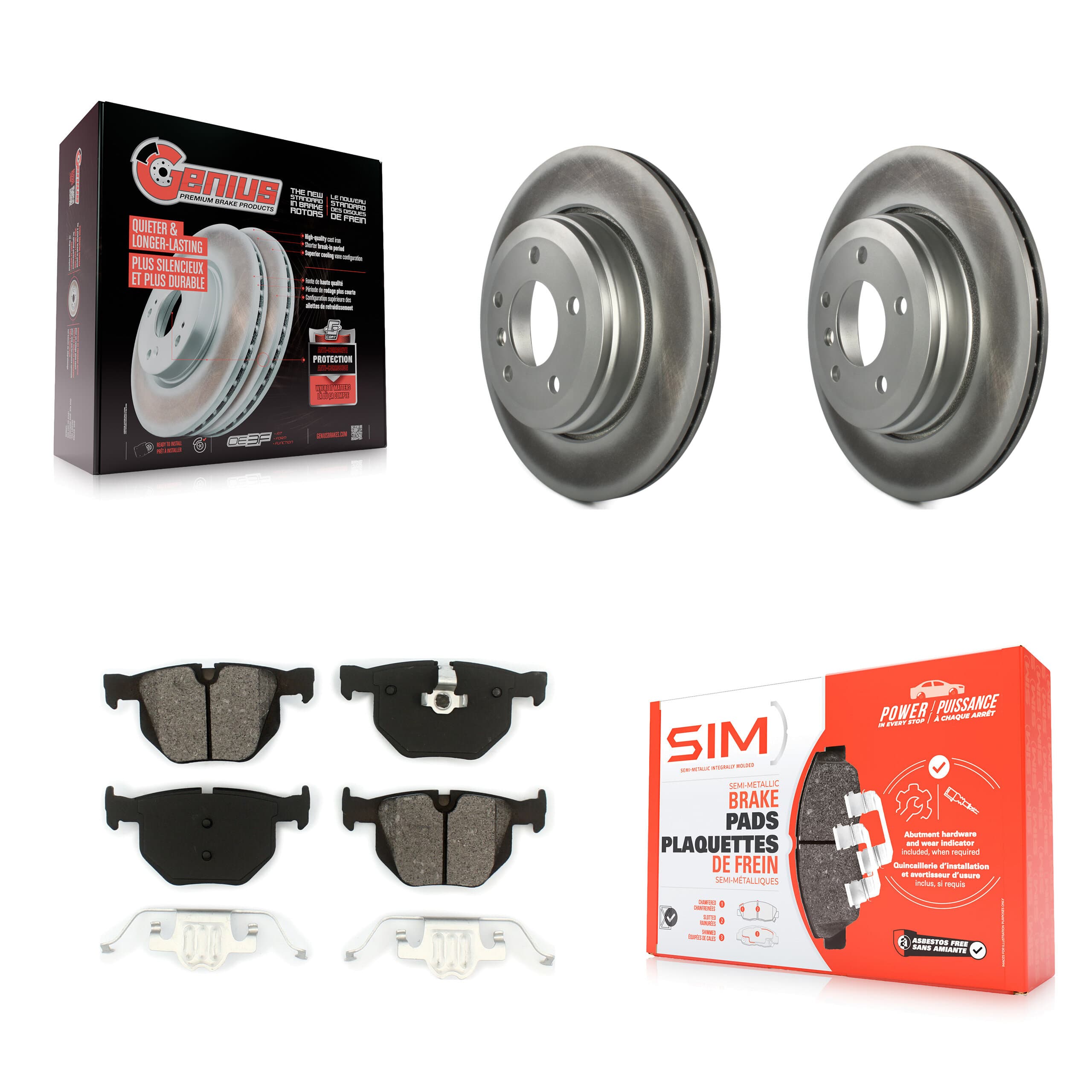 Transit Auto - KGS-101361 - Rear Disc Brake Kits image 1