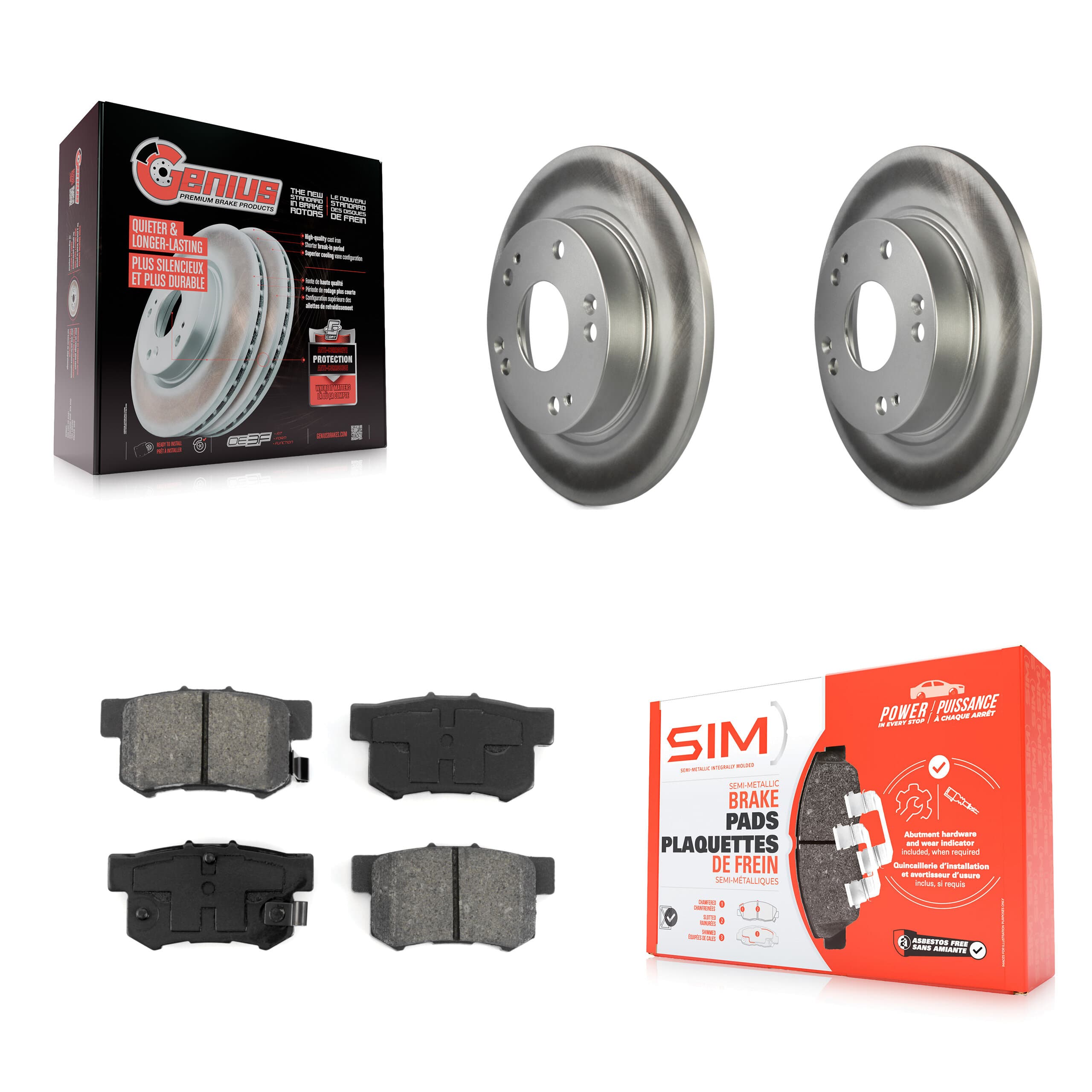 Transit Auto - KGS-101364 - Rear Disc Brake Kits image 1