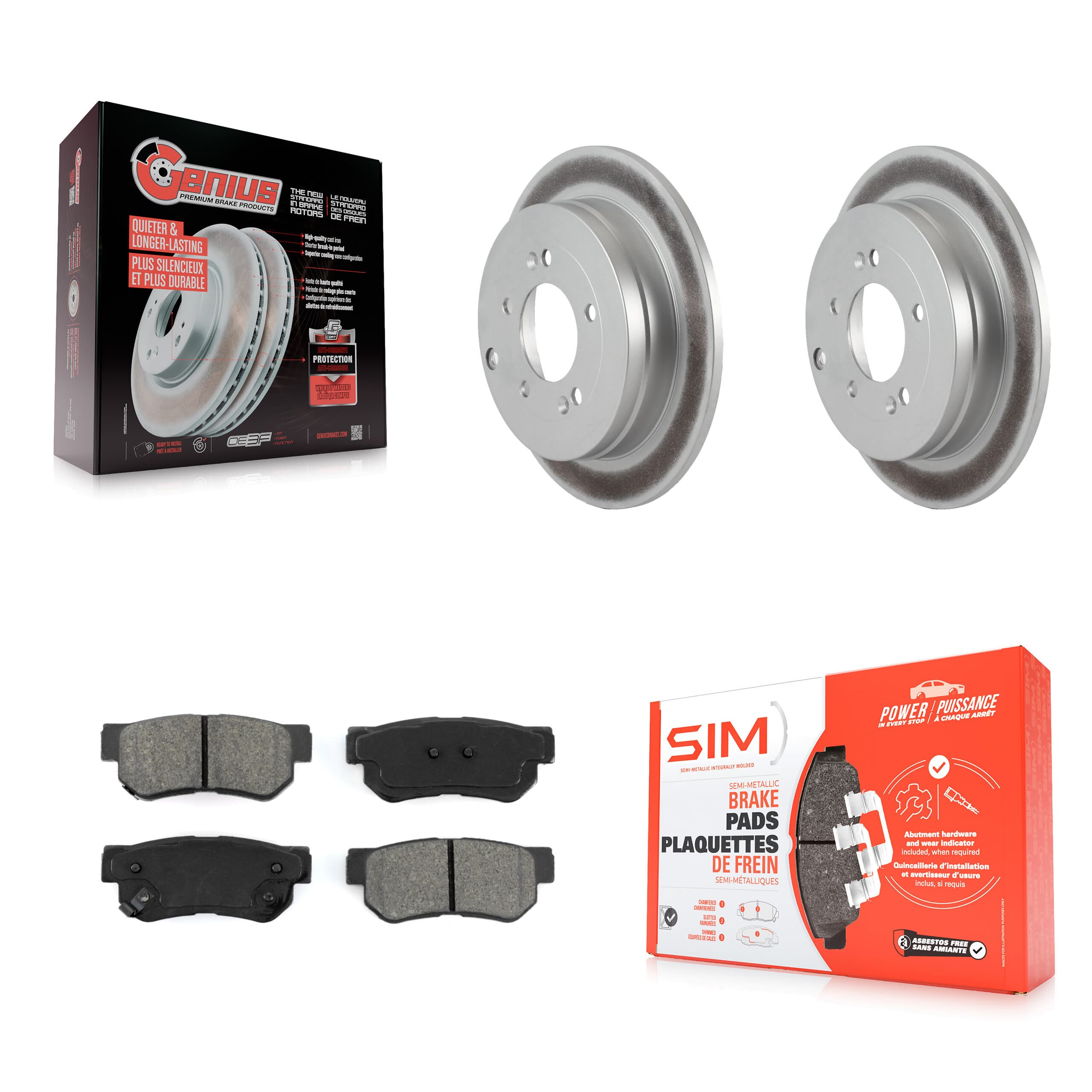 Transit Auto - KGS-101366 - Rear Disc Brake Kits image 1