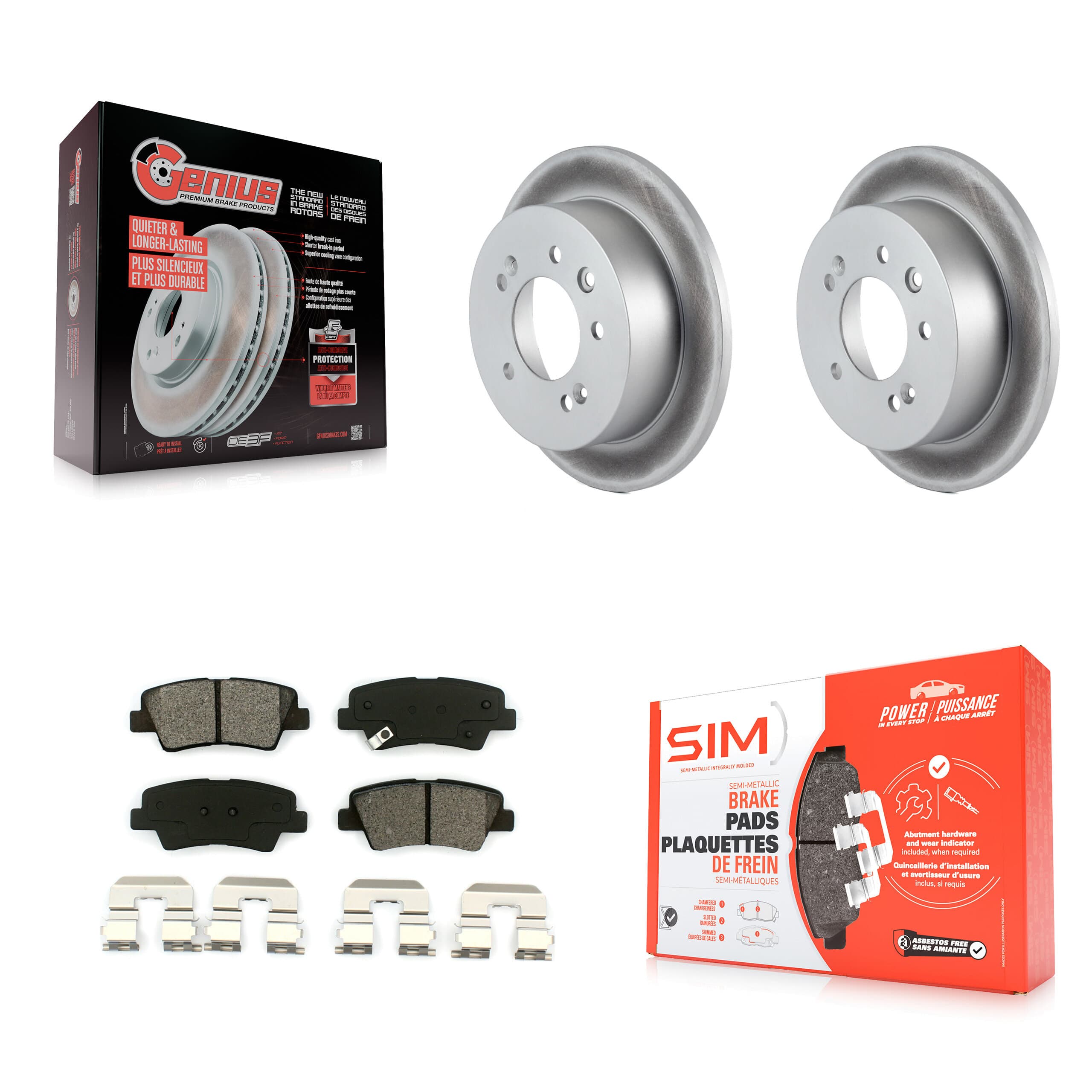 Transit Auto - KGS-101395 - Rear Disc Brake Kits image 1
