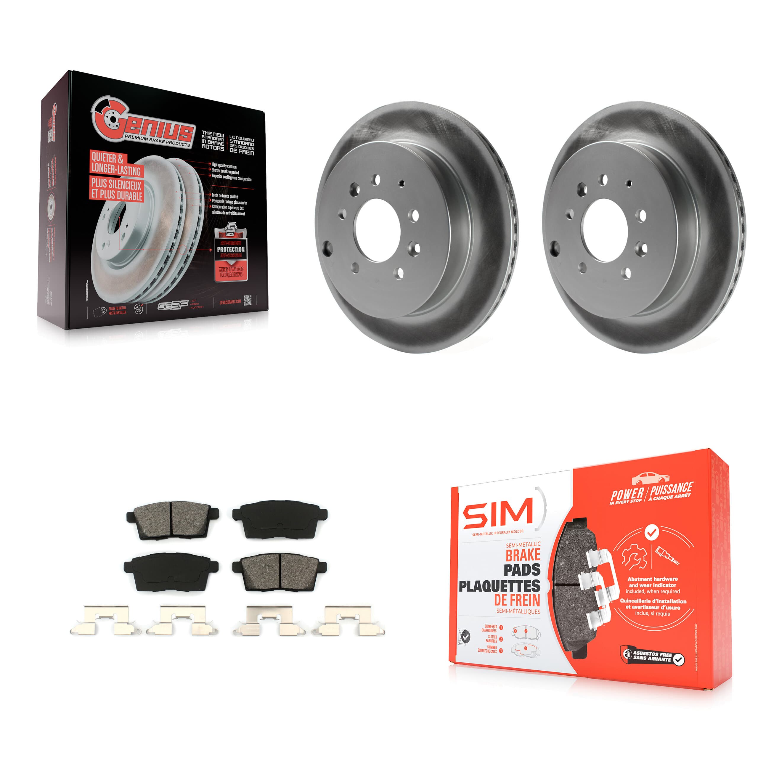 Transit Auto - KGS-101398 - Rear Disc Brake Kits image 1