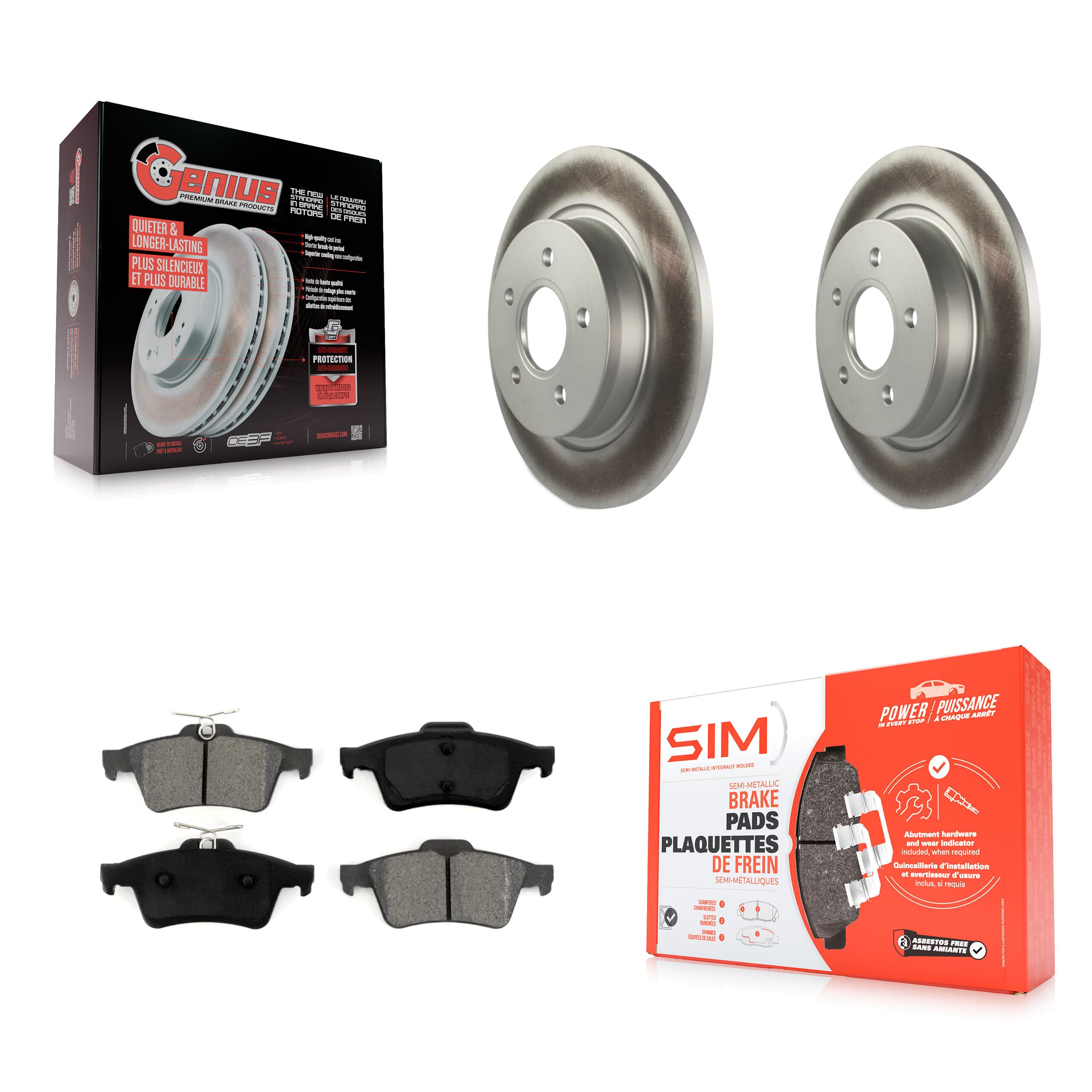 Transit Auto - KGS-101399 - Rear Disc Brake Kits image 1