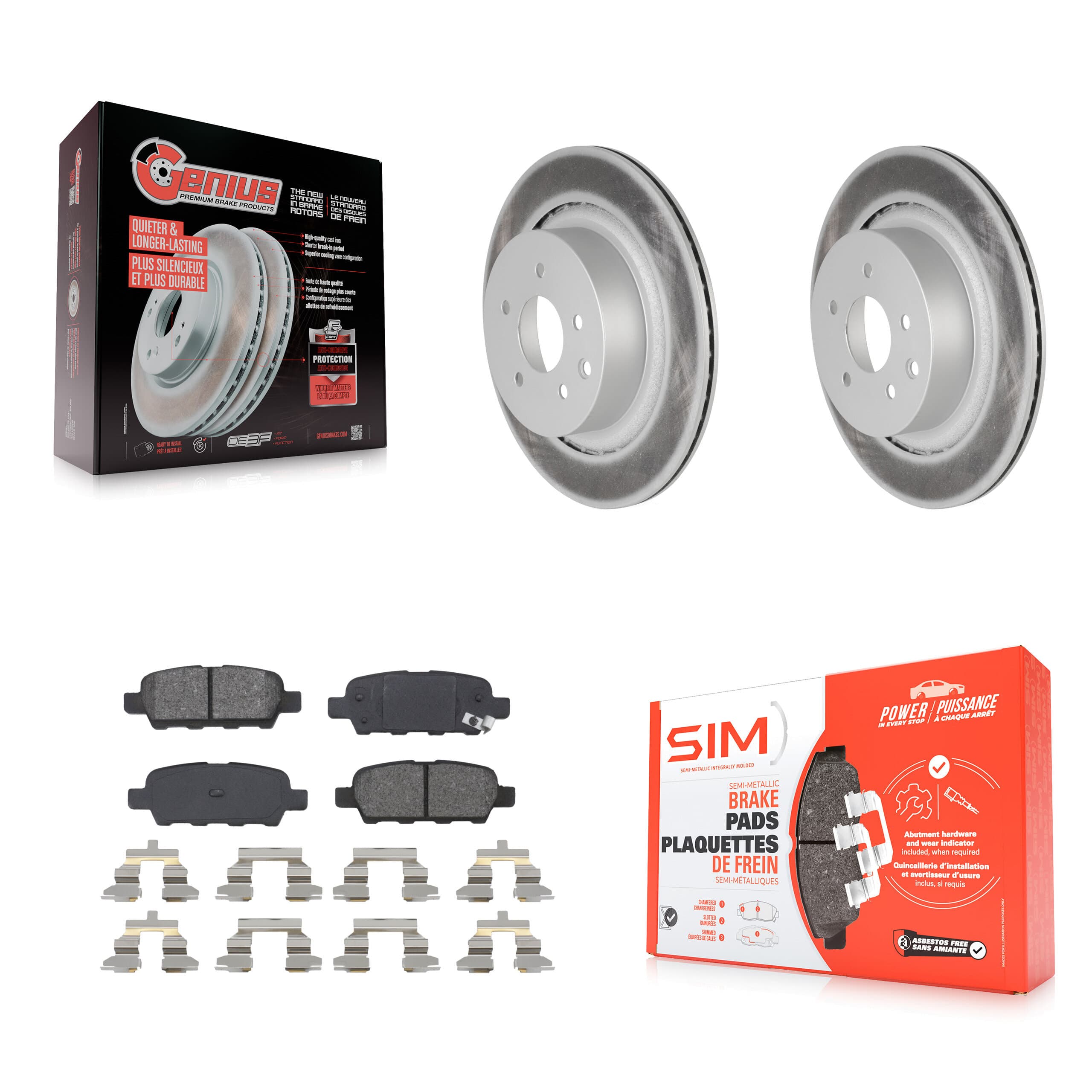 Transit Auto - KGS-101401 - Rear Disc Brake Kits image 1