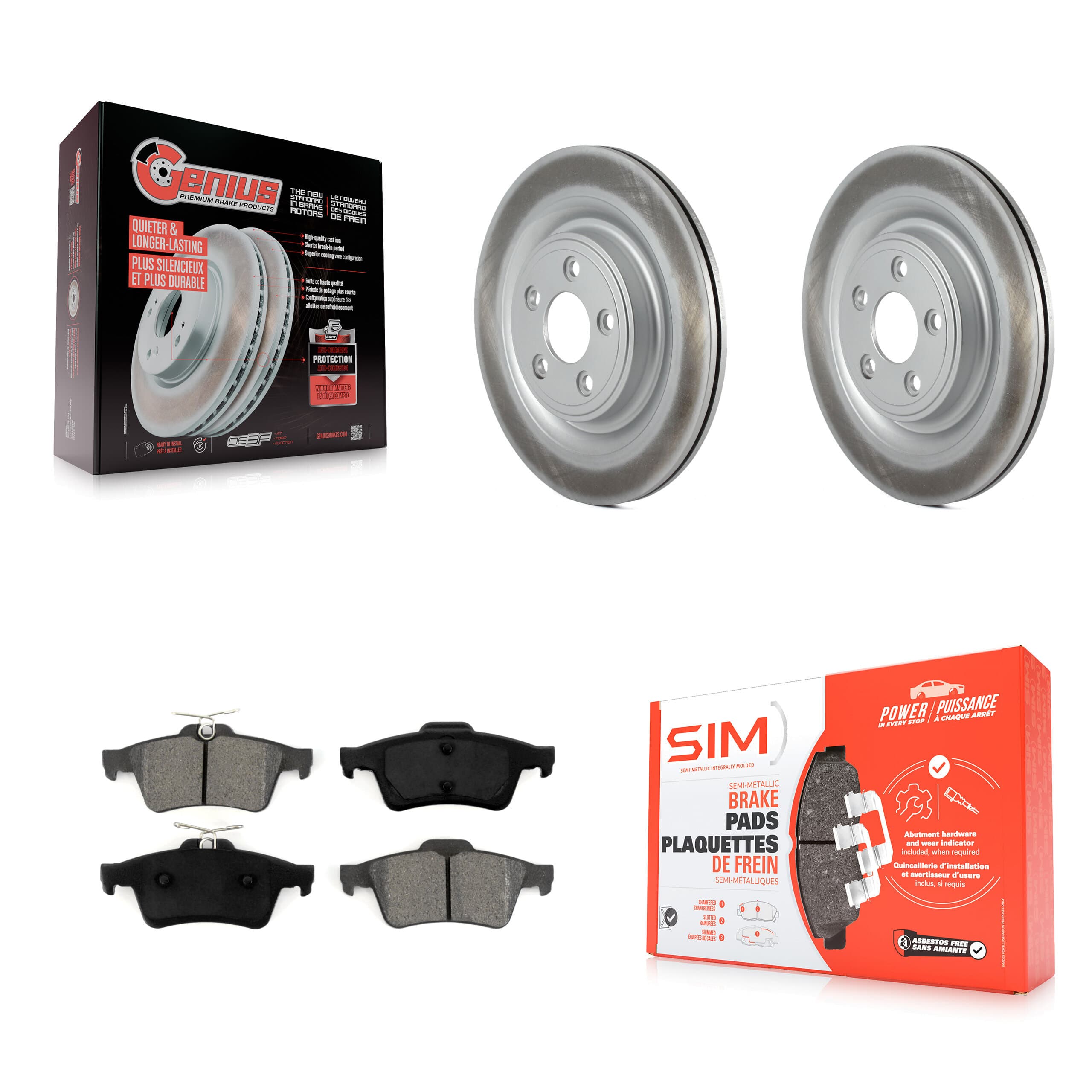 Transit Auto - KGS-101424 - Rear Disc Brake Kits image 1