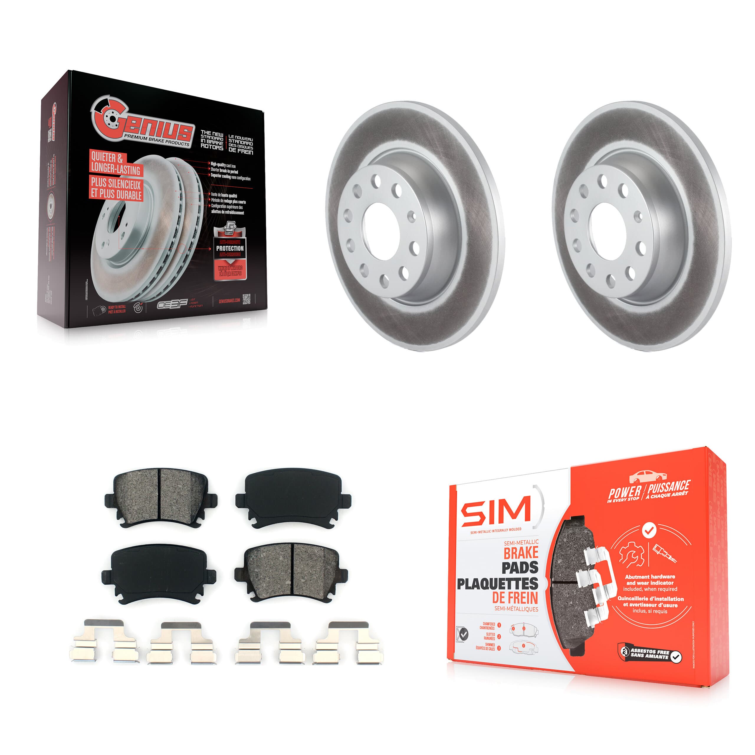 Transit Auto - KGS-101428 - Rear Disc Brake Kits image 1