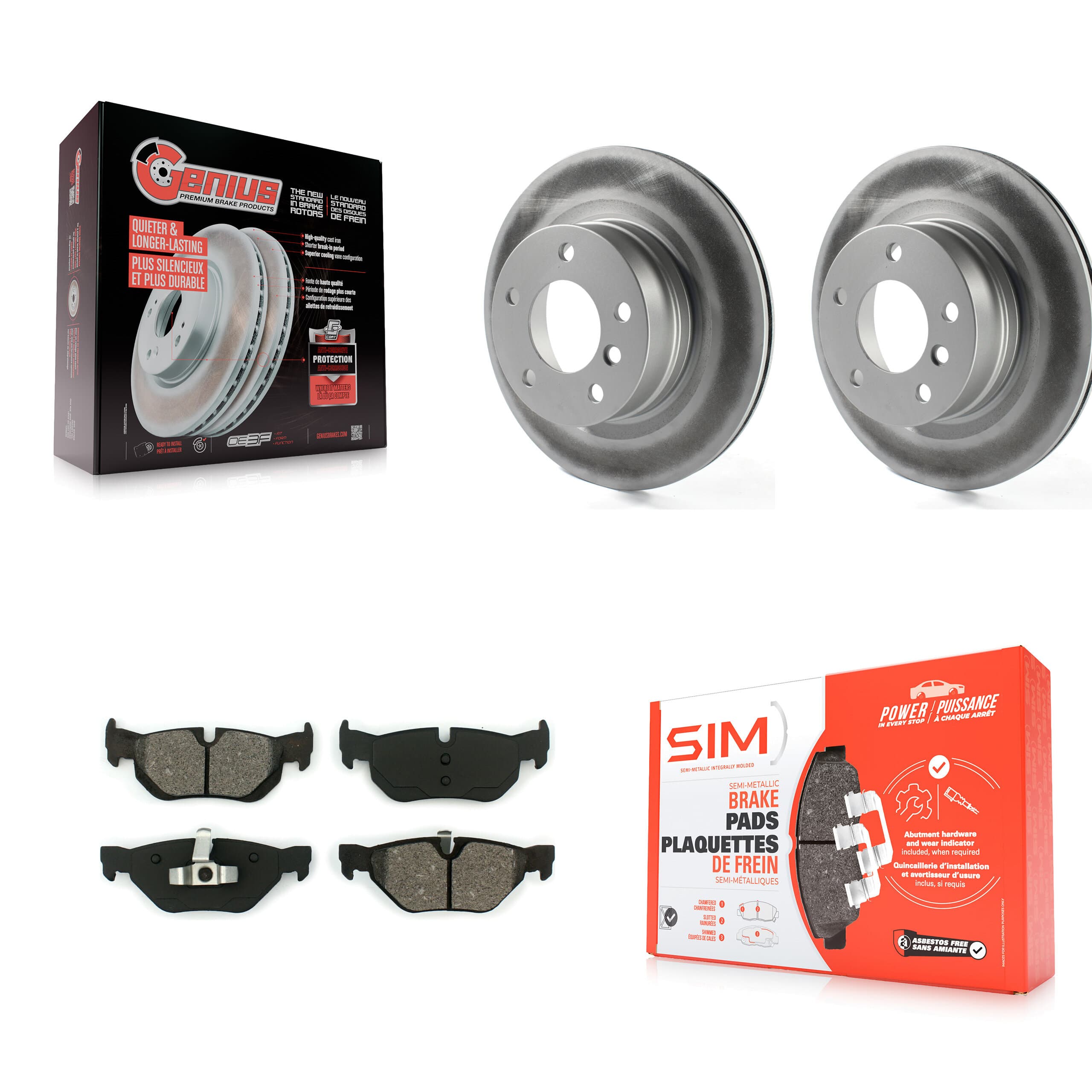Transit Auto - KGS-101429 - Rear Disc Brake Kits image 1