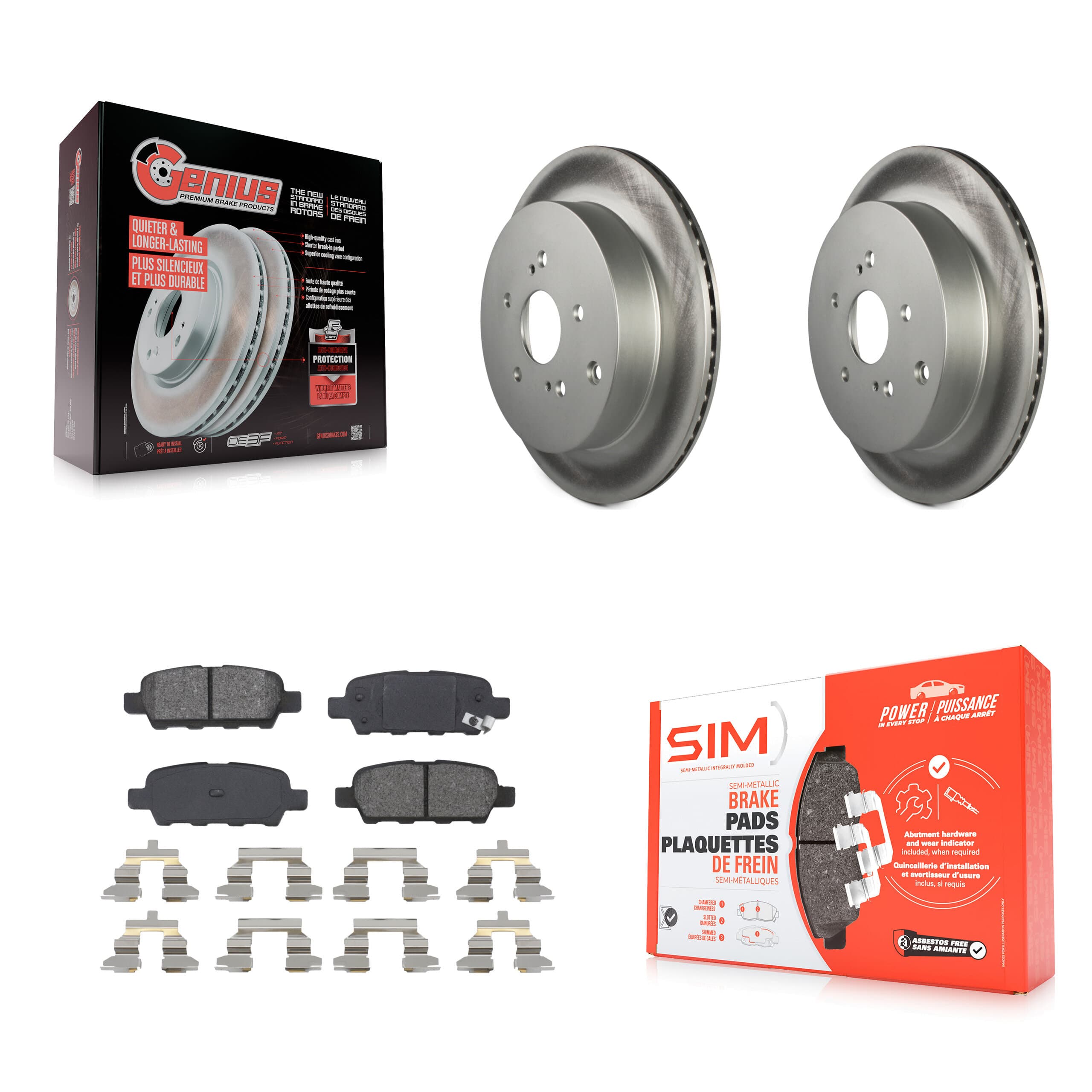 Transit Auto - KGS-101437 - Rear Disc Brake Kits image 1