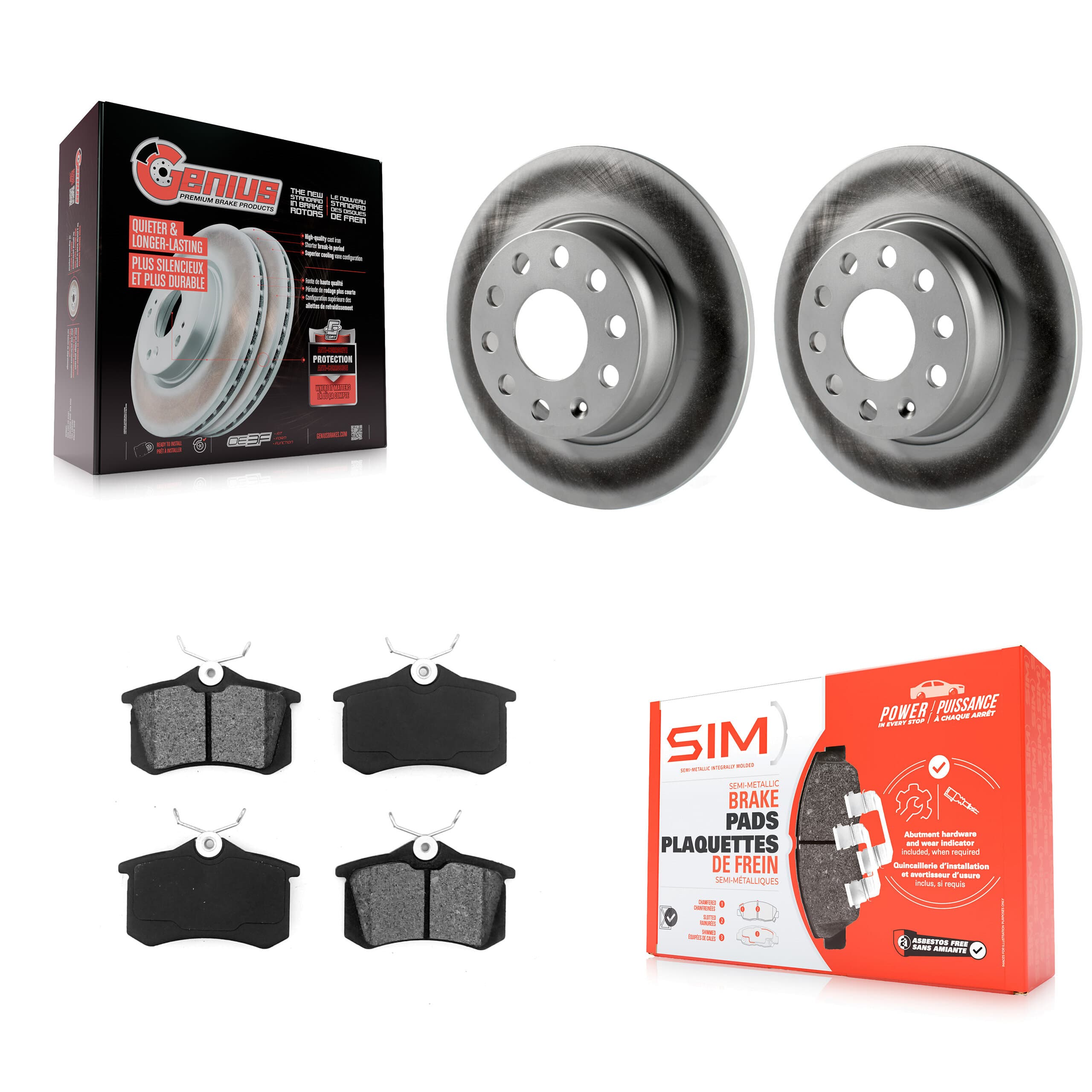 Transit Auto - KGS-101451 - Rear Disc Brake Kits image 1