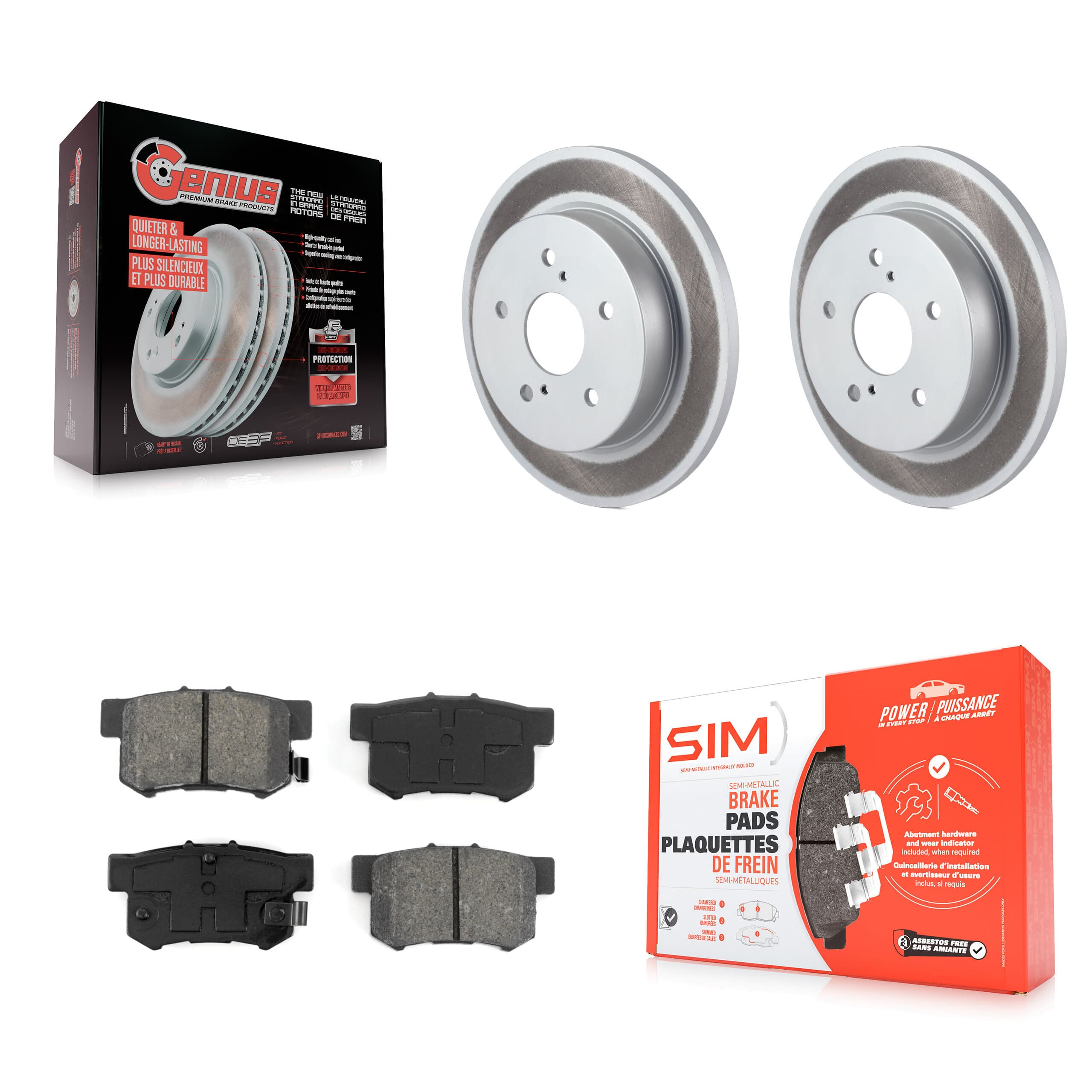 Transit Auto - KGS-101453 - Rear Disc Brake Kits image 1