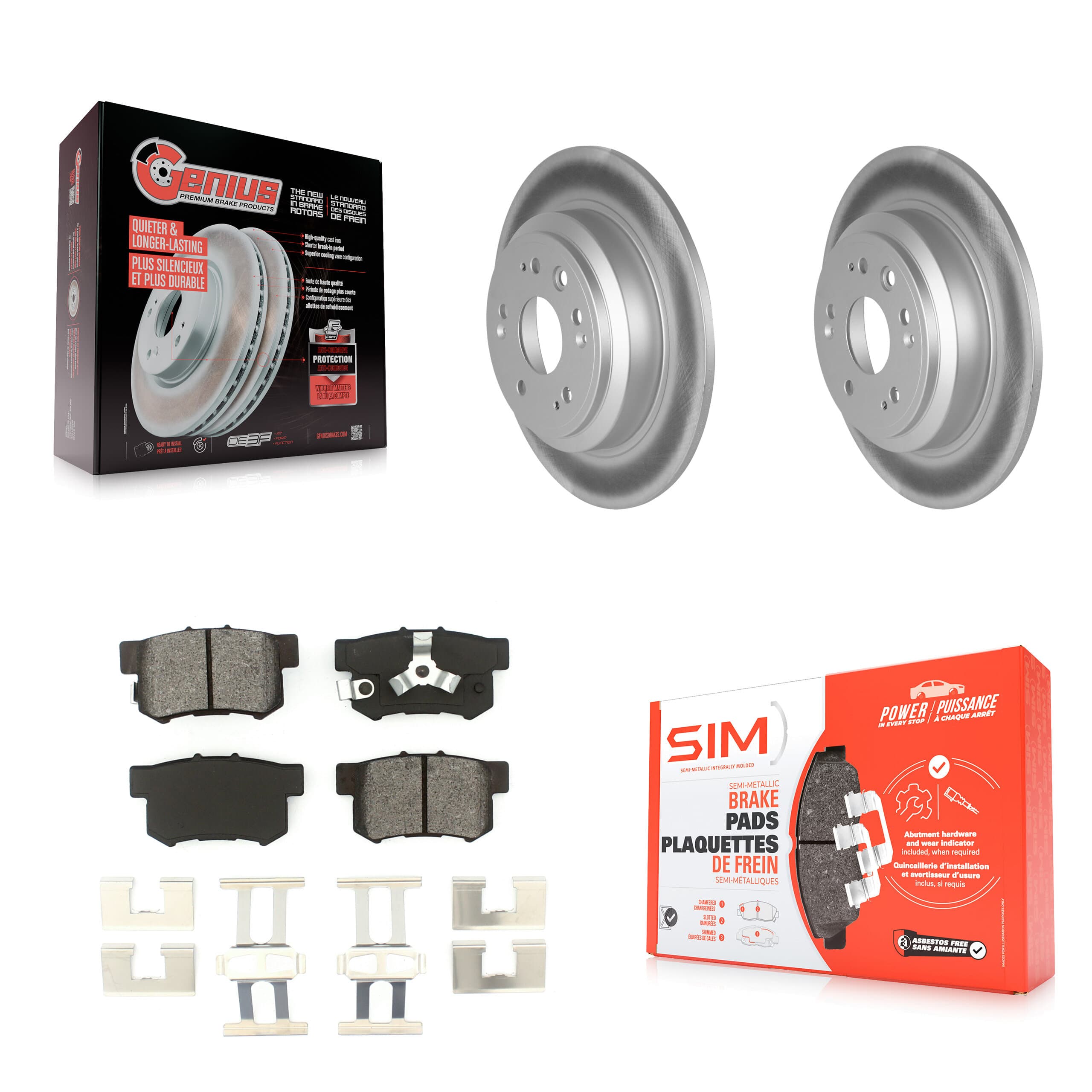 Transit Auto - KGS-101460 - Rear Disc Brake Kits image 1