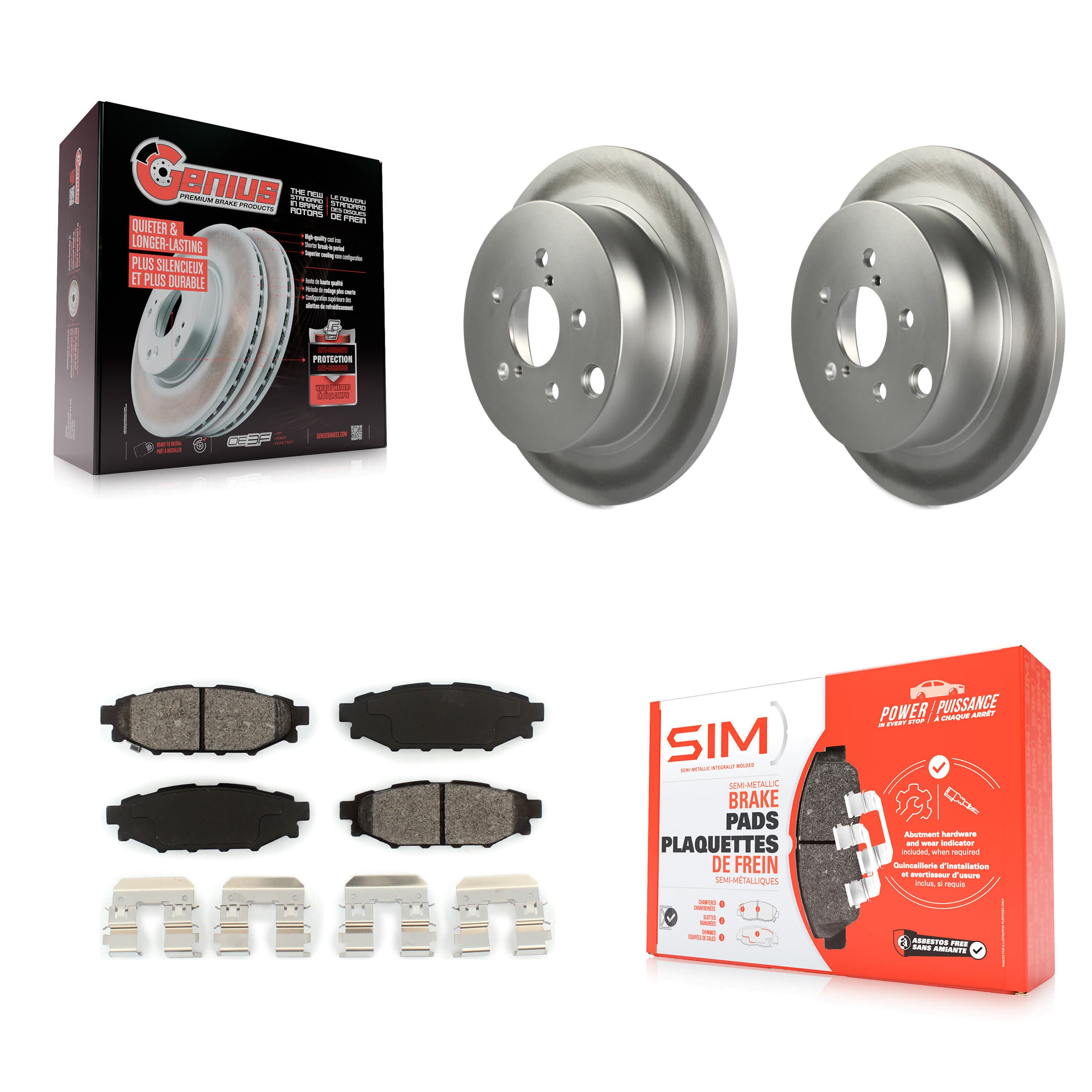 Transit Auto - KGS-101467 - Rear Disc Brake Kits image 1
