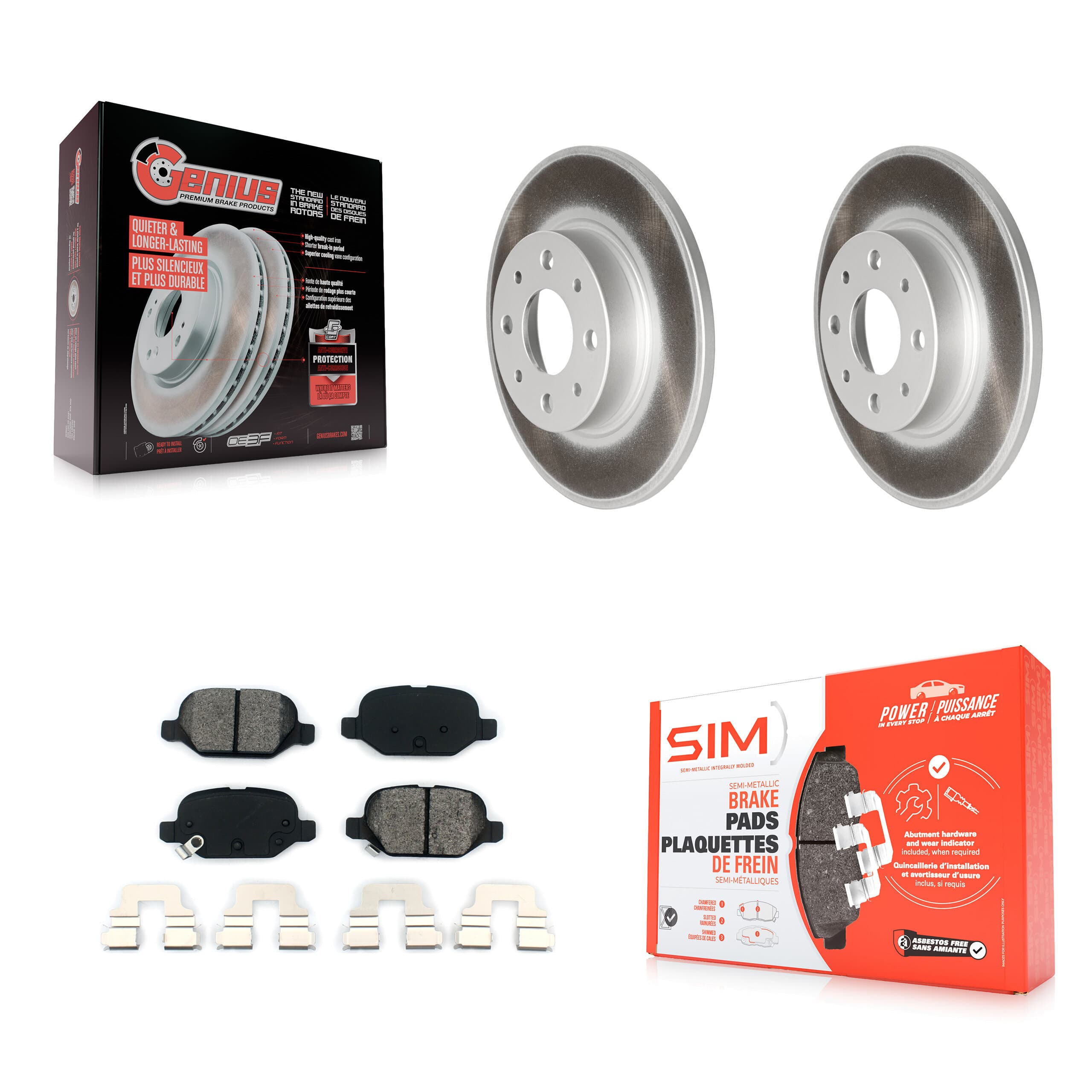 Transit Auto - KGS-101485 - Rear Disc Brake Kits image 1