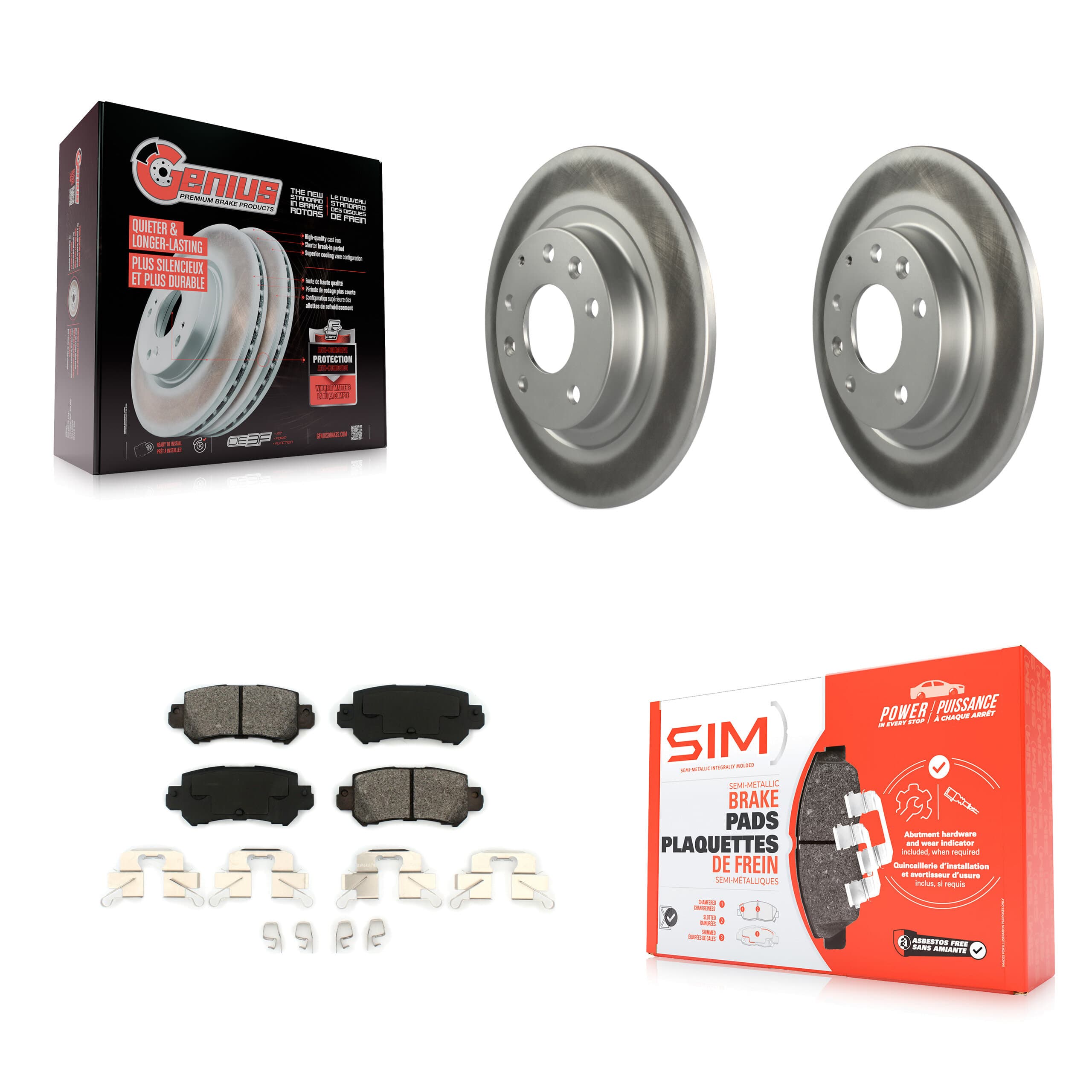 Transit Auto - KGS-101487 - Rear Disc Brake Kits image 1